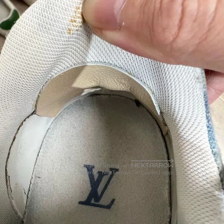 Louis Vuitton louis vuitton blue denim trainer sneakers. Size US 6.5 / EU 39-40 - 6 Thumbnail