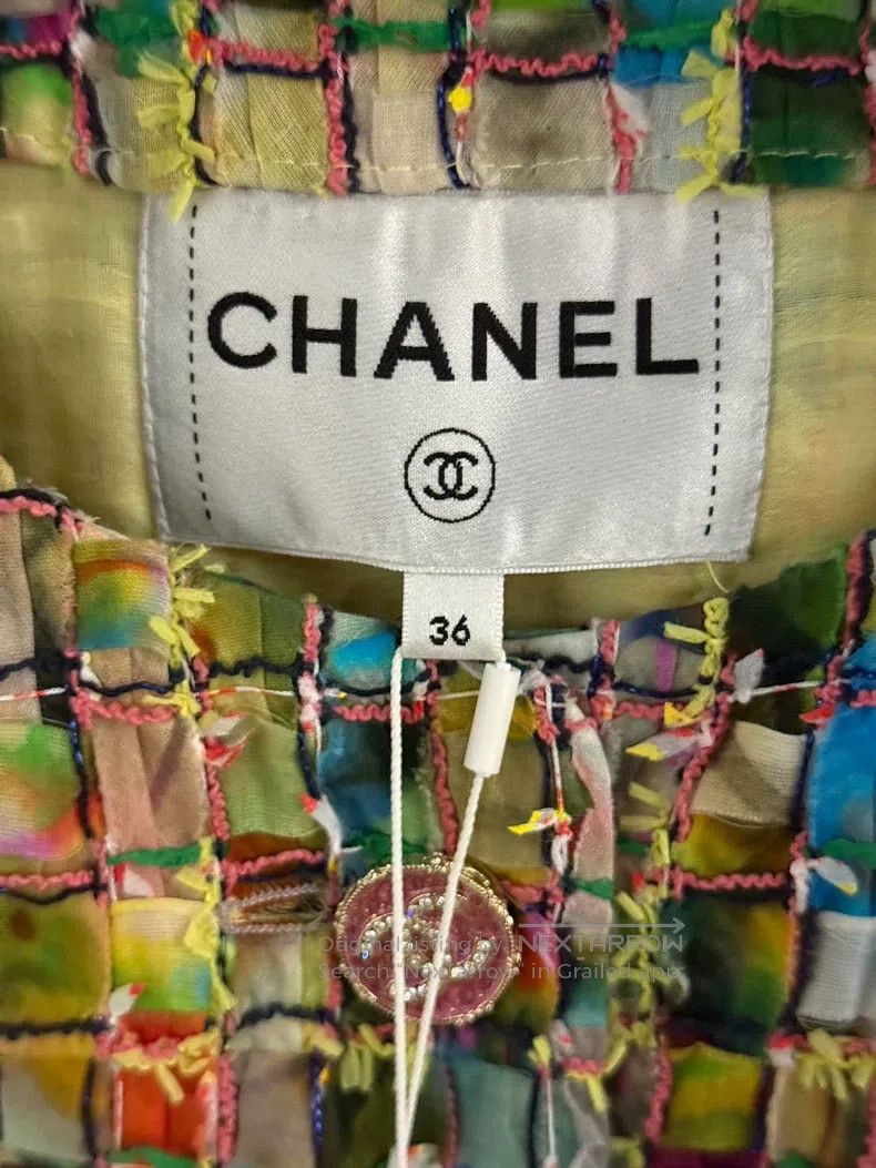 Chanel Chanel Colourful woven gemstone coat Size XS / US 0-2 / IT 36-38 - 4 Thumbnail
