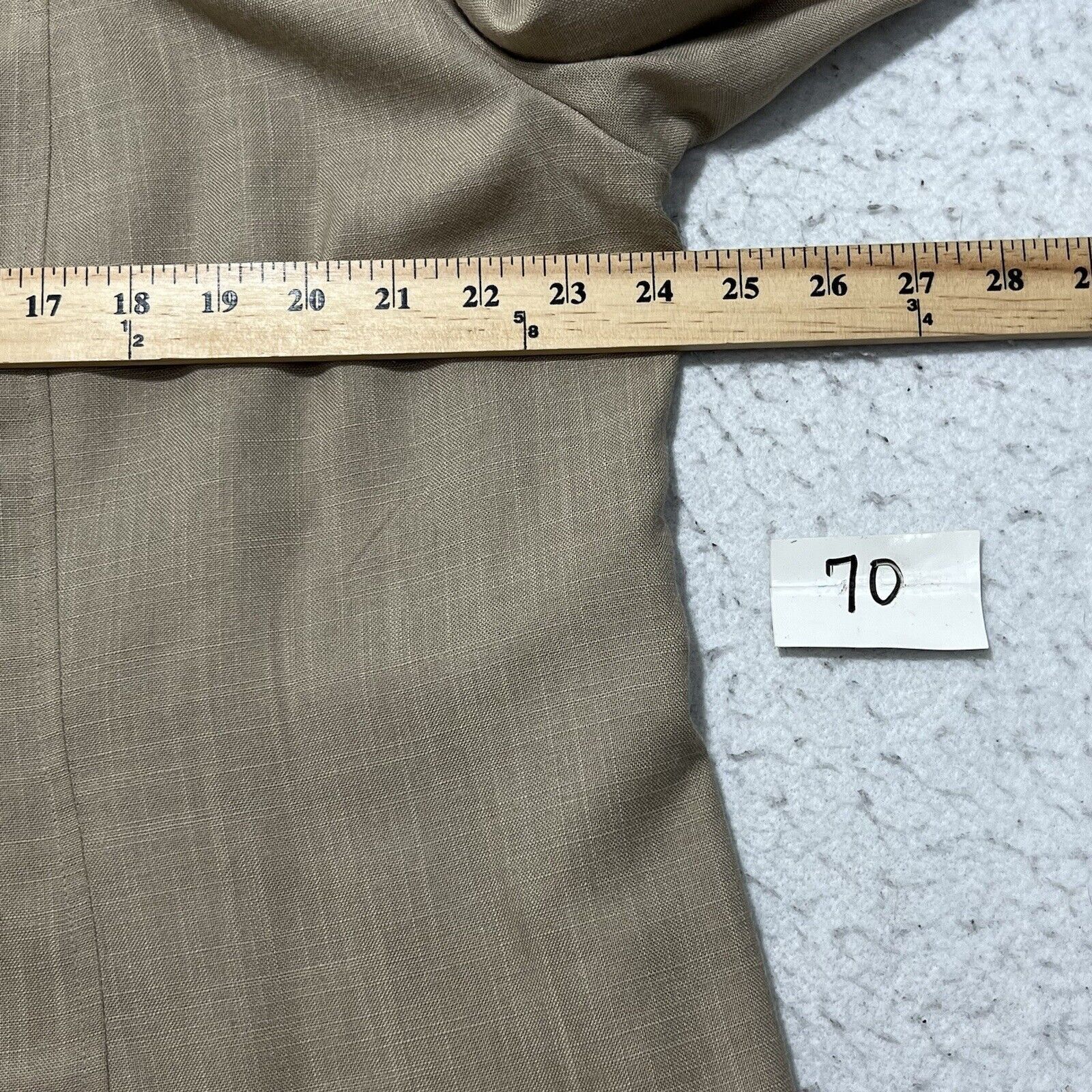 Vintage Vintage Maggie Barnes Button Front Blazer Beige Jacket Size 3XL / US 20-22 - 7 Thumbnail