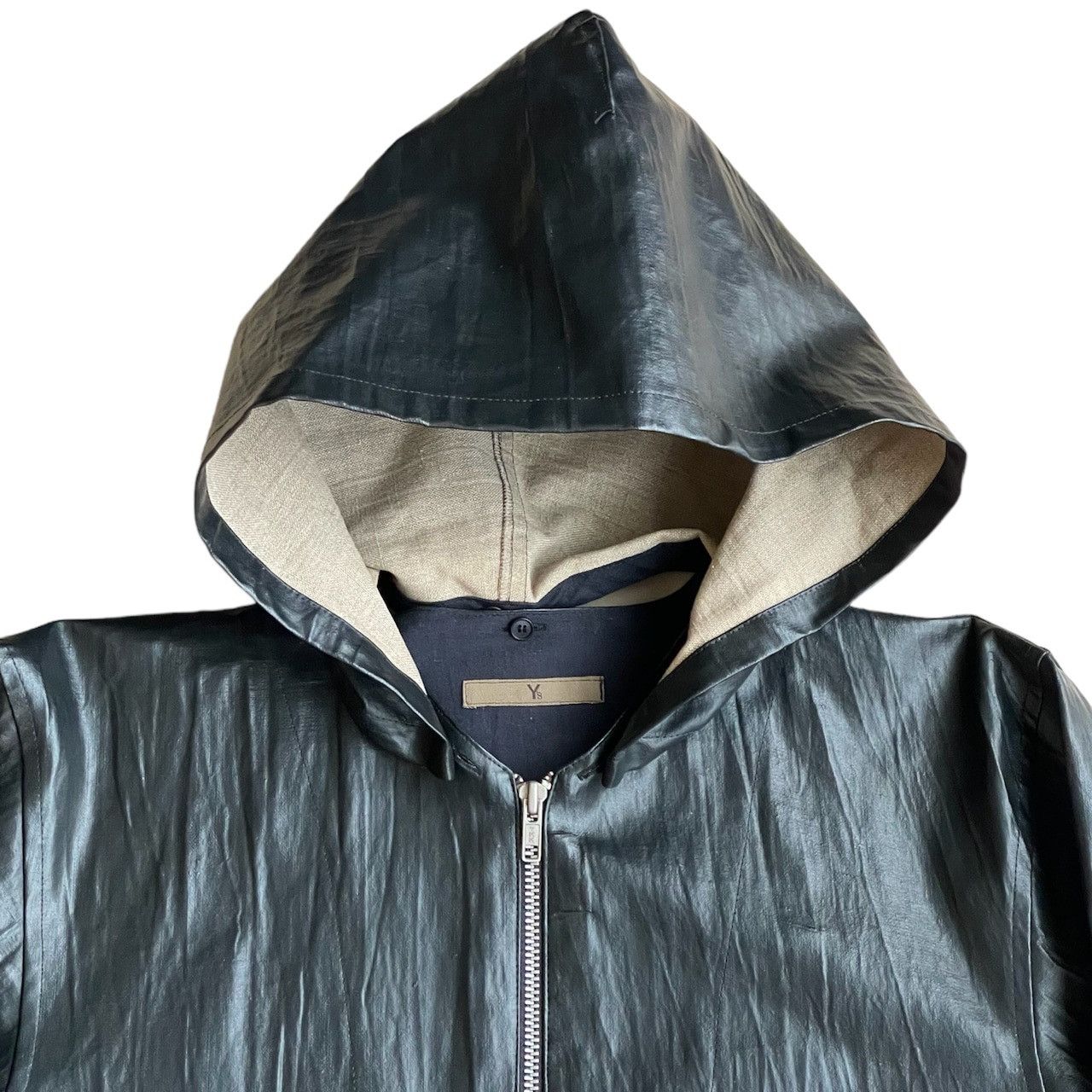 Y's × Yohji Yamamoto Y's 1980s Linen Hooded Coat yohji yamamoto Size US L / EU 52-54 / 3 - 3 Thumbnail