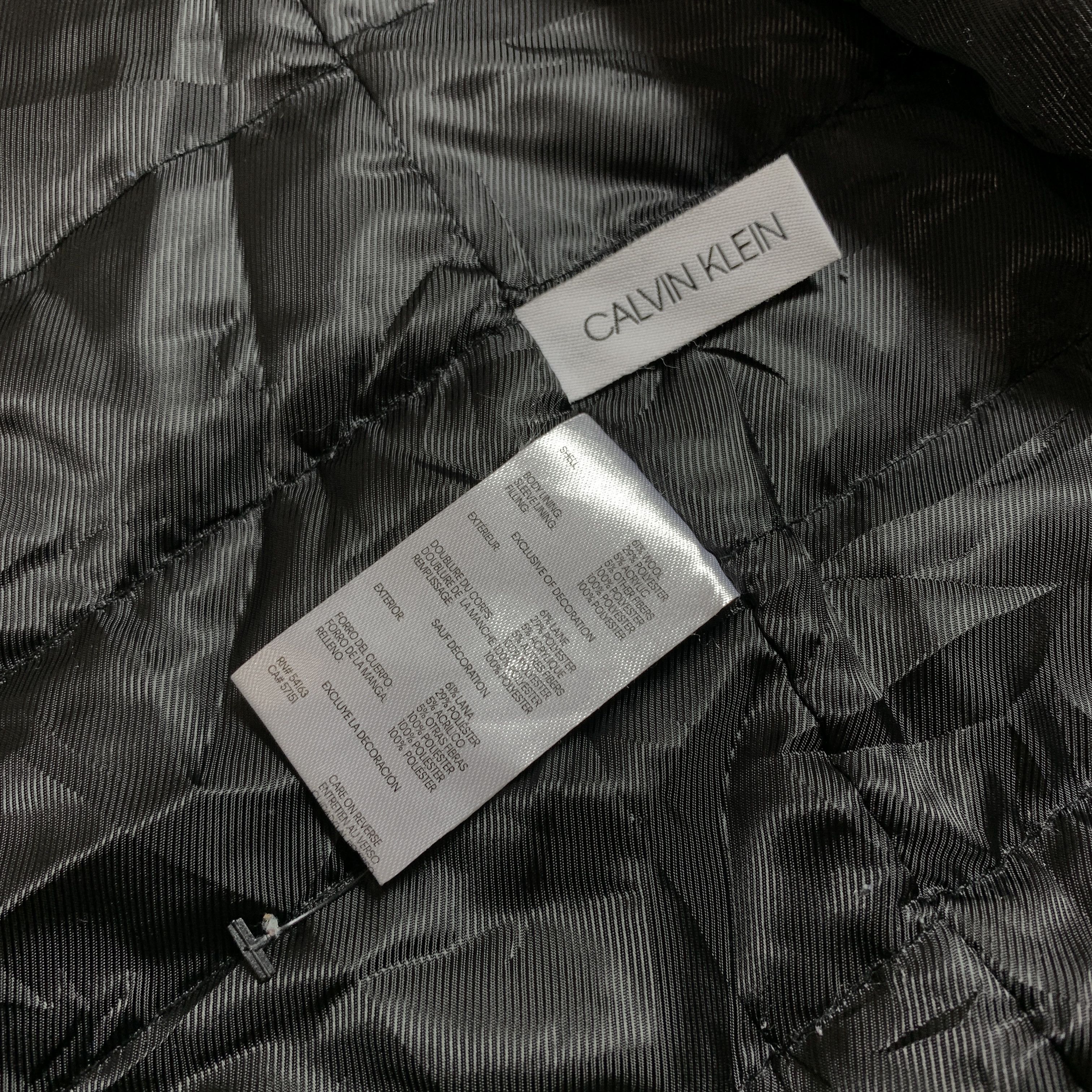 Calvin Klein Calvin Klein Black Wool With Filling Jacket Size US S / EU 44-46 / 1 - 11 Thumbnail
