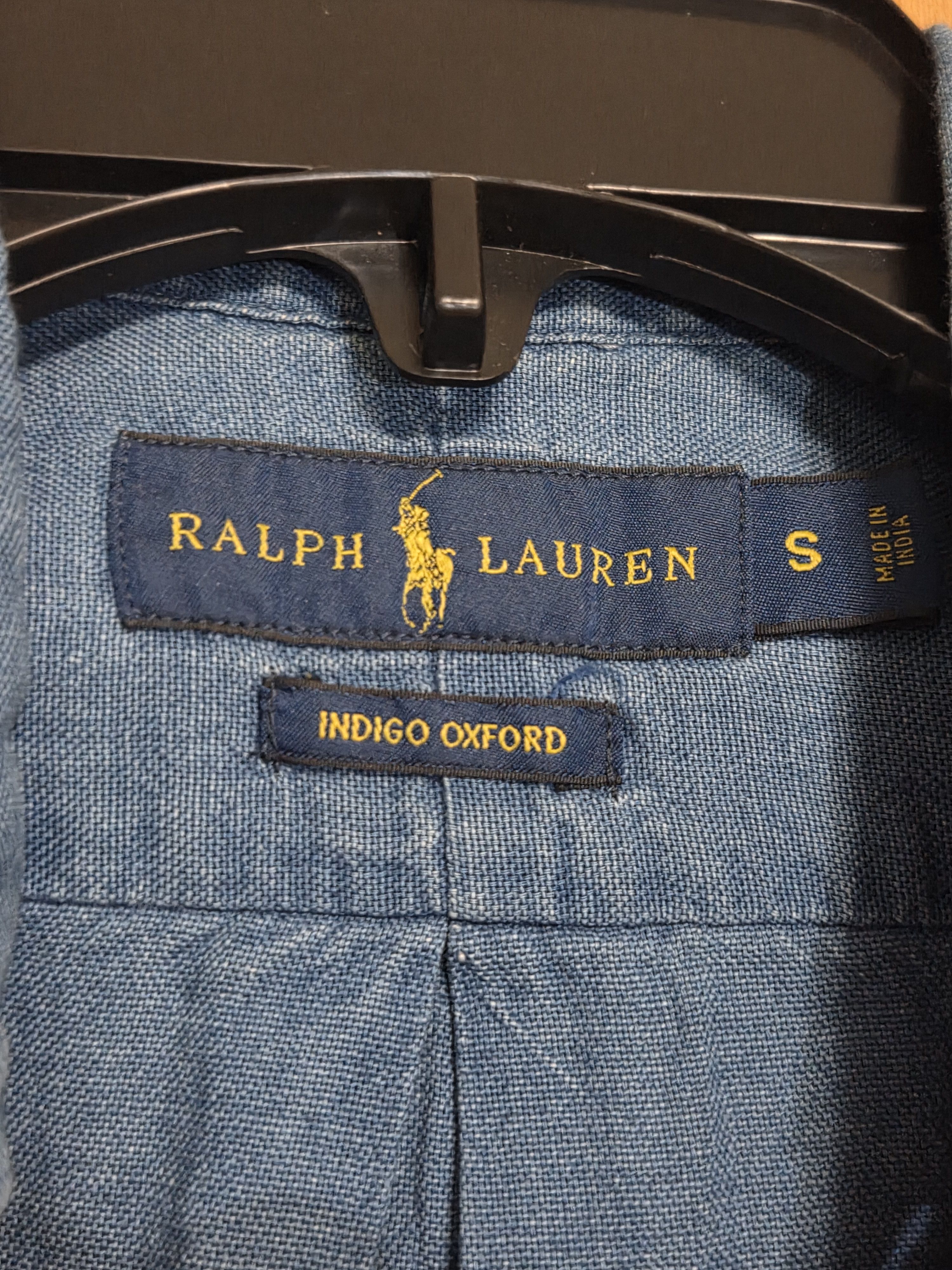 Polo Ralph Lauren Polo Ralph Lauren Indigo Dyed Button Up Size US S / EU 44-46 / 1 - 3 Thumbnail