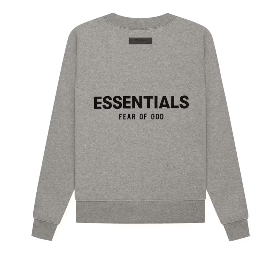 image of Essentials Crewneck (Ss22) Dark Oatmeal (Xxl), Men's