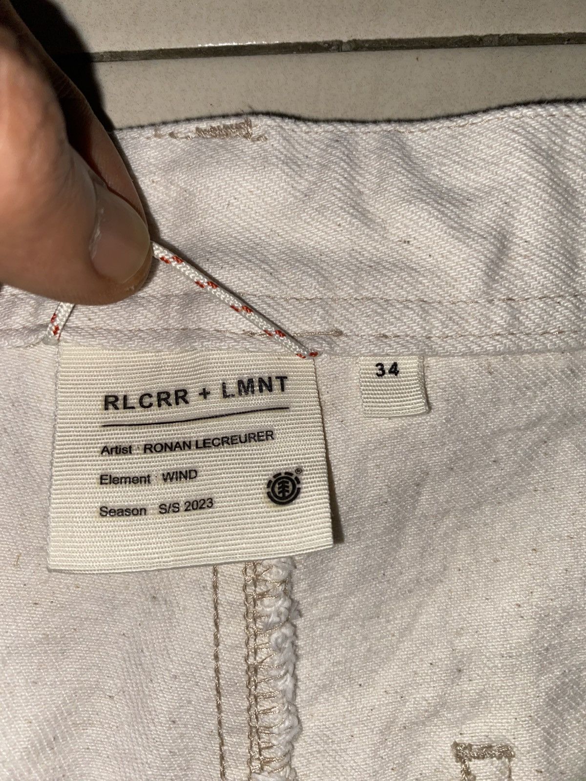 Element Element x Ronan Lecreurer Atelier - Unisex Chinos Baggy Size US 36 / EU 52 - 12 Thumbnail