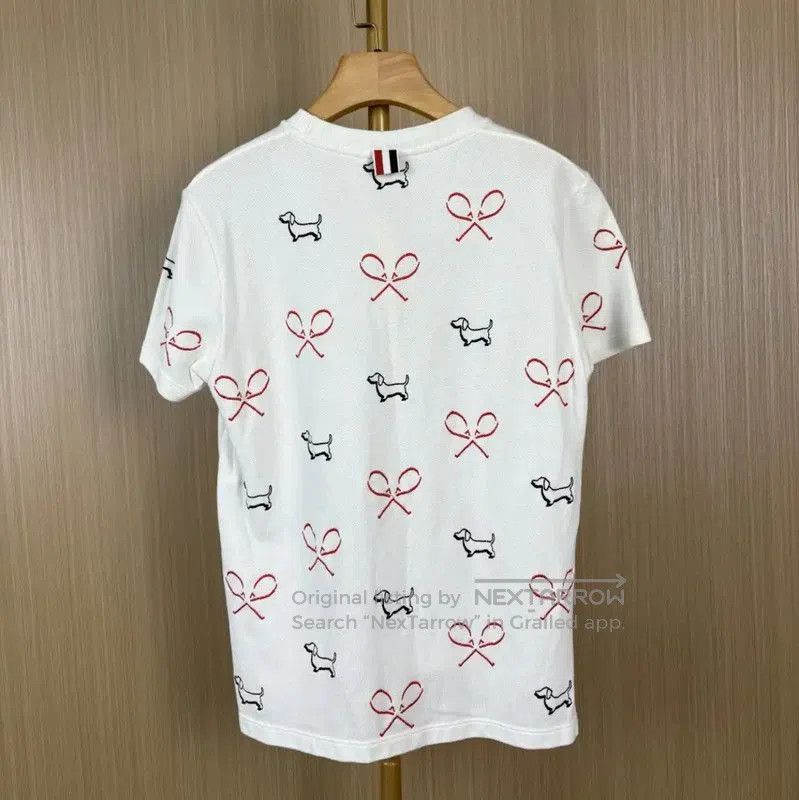 Thom Browne Thom Browne White Cotton Women's T-Shirt . Size L / US 10 / IT 46 - 2 Thumbnail