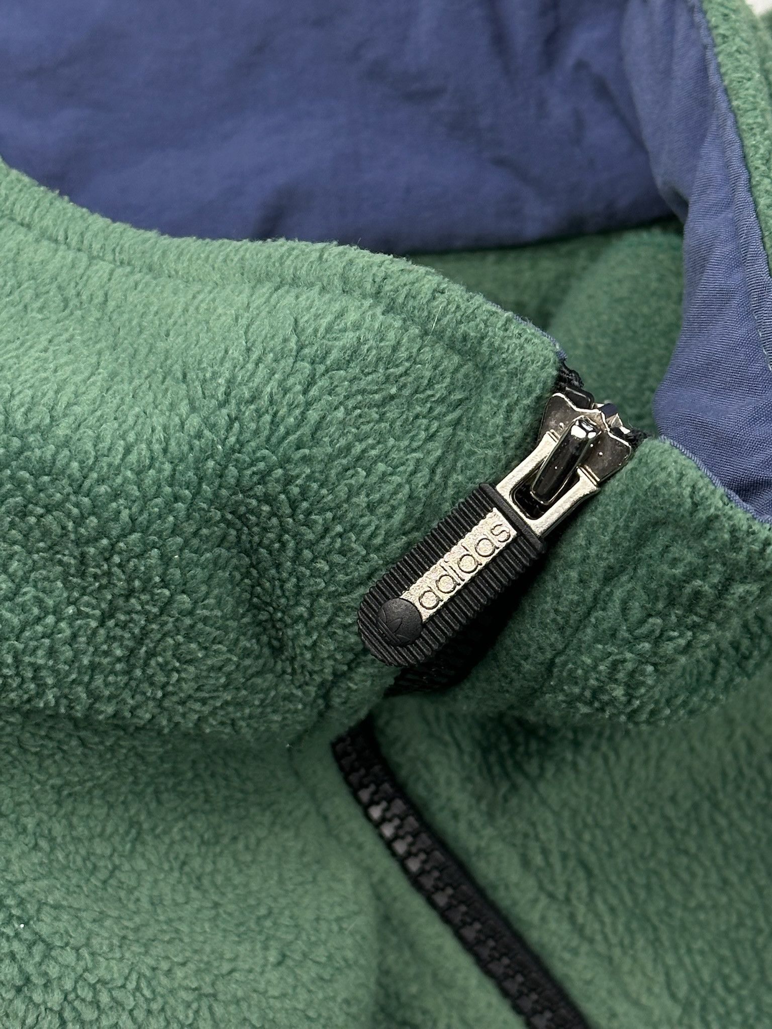 Adidas Vintage Adidas Fleece Sweatshirt Jacket 1/4 Zip Print Size US M / EU 48-50 / 2 - 9 Thumbnail