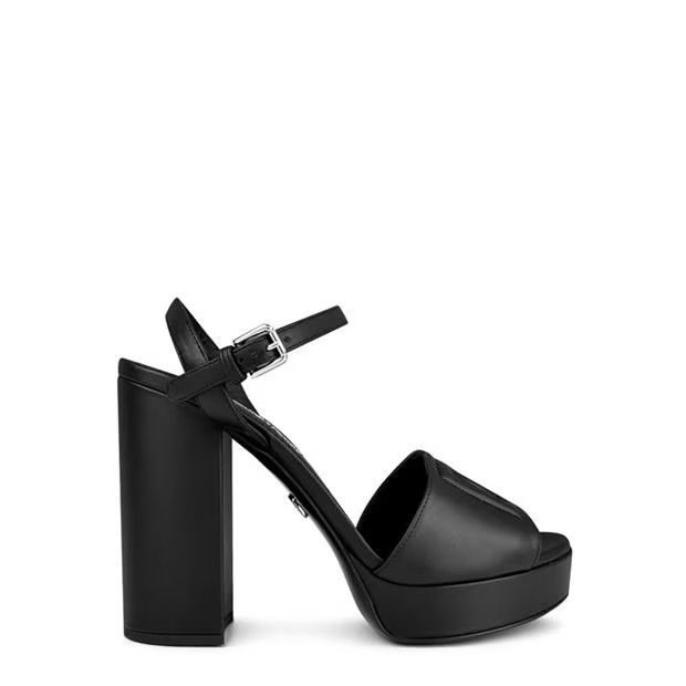 Dolce & Gabbana o1g2r1mq1024 Heeled Sandals in Black Size US 7 / IT 37 - 1 Thumbnail