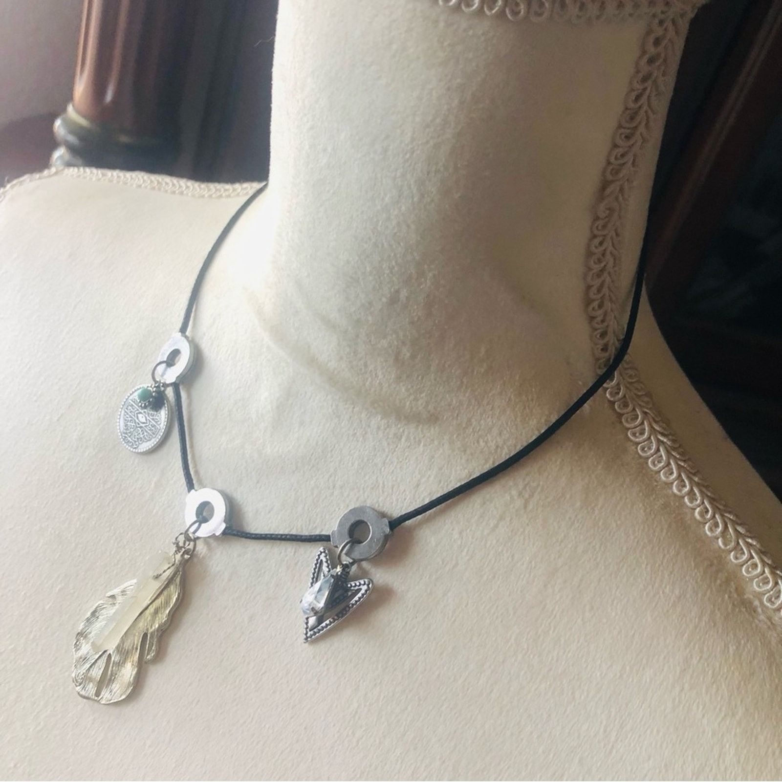 Handmade Handcrafted repurpose southwest charm necklace Size ONE SIZE - 3 Thumbnail