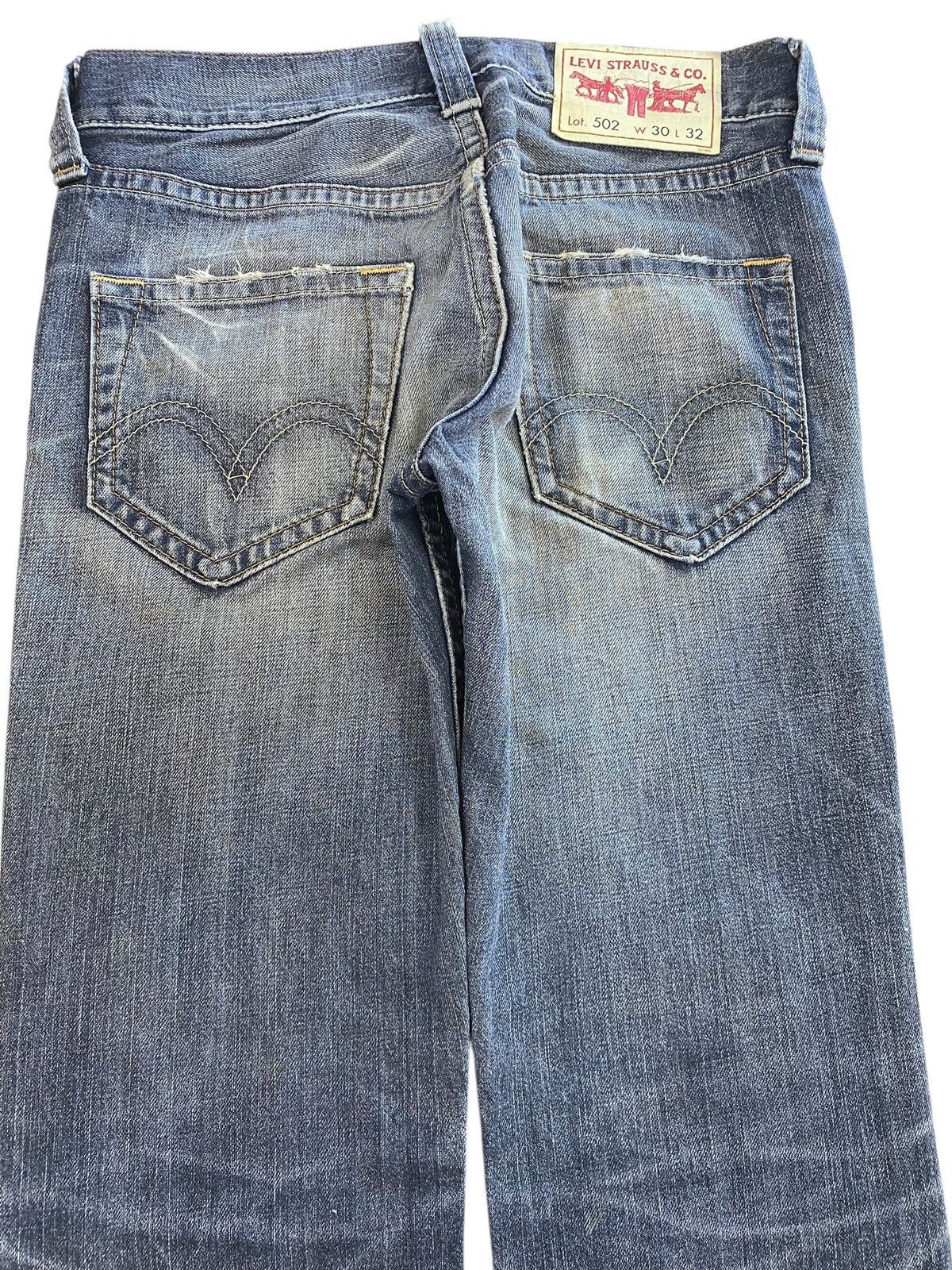Levi's Levi’s_ Whiskered Mud Wash Straight Leg Style Jeans Size US 32 / EU 48 - 4 Thumbnail