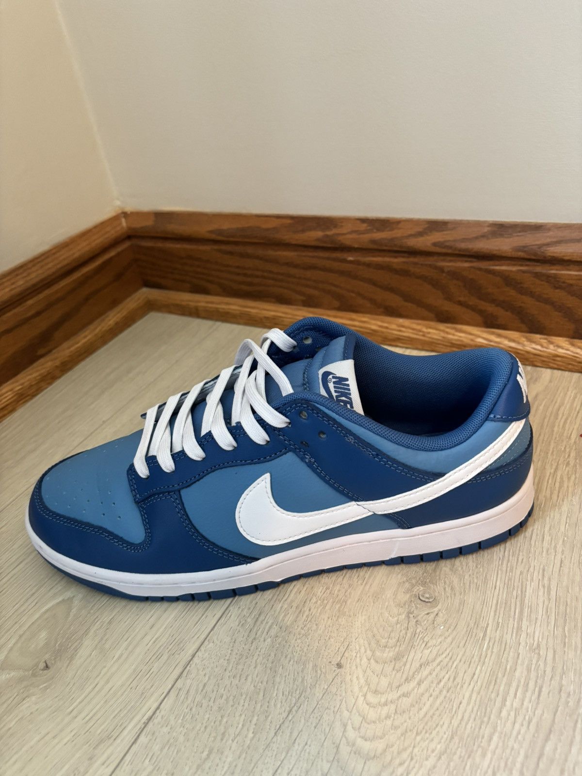 Nike Nike Dunk Low Dark Marina Blue Size US 10 / EU 43 - 4 Thumbnail