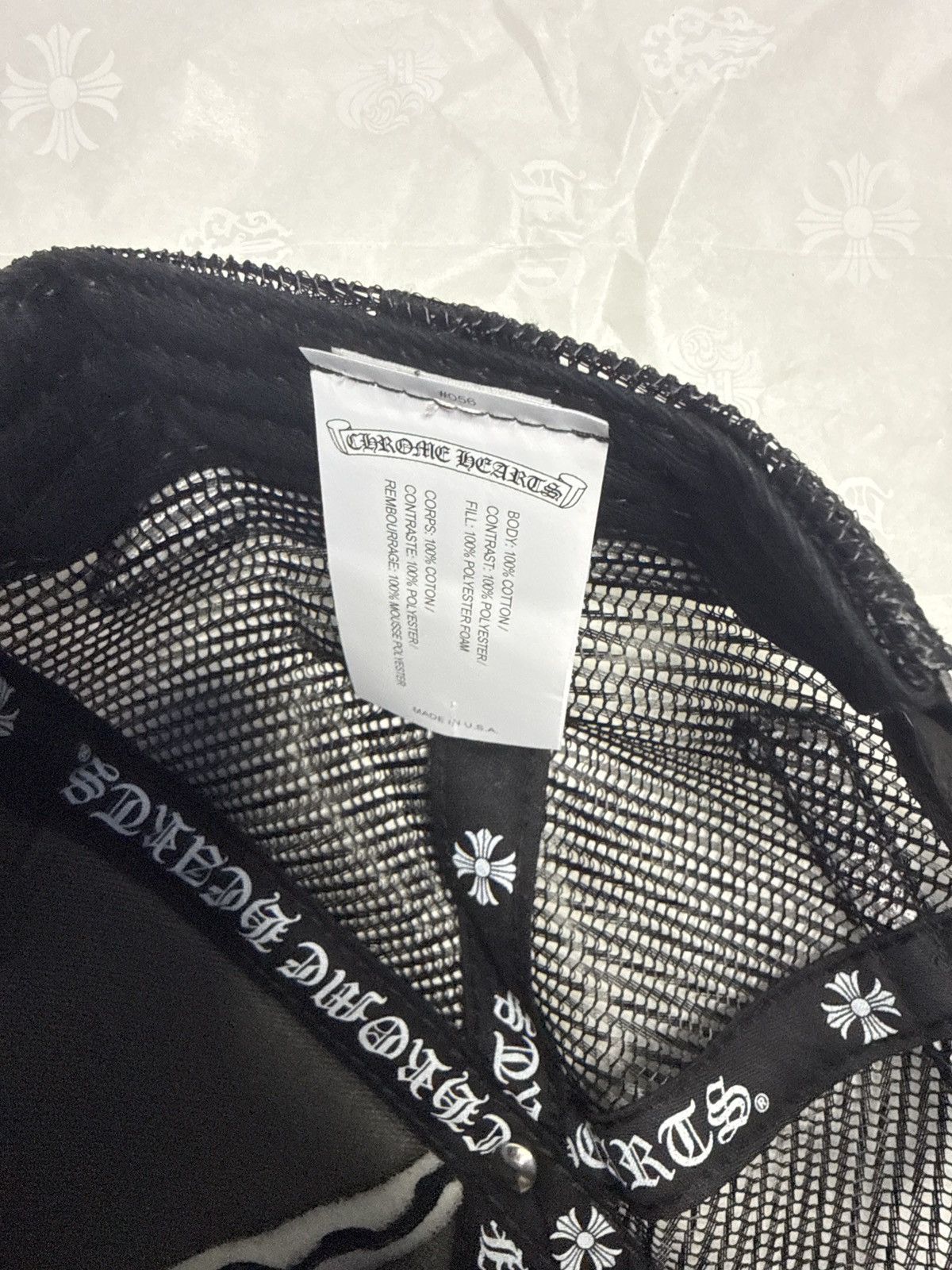 Chrome Hearts Chrome Hearts x Foti x Yungblud x Aerosmith Trucker Hat Size ONE SIZE - 9 Thumbnail