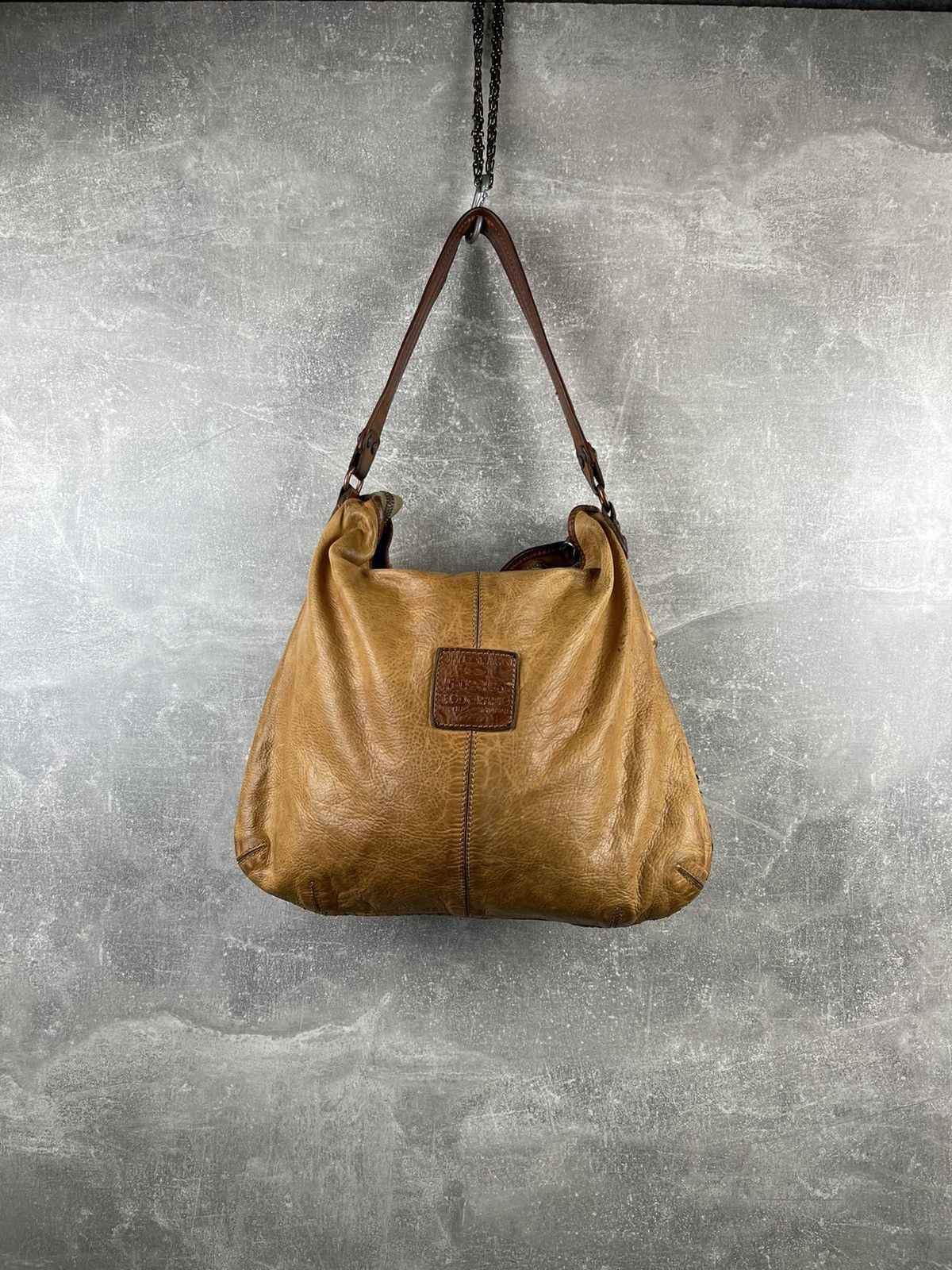 Campomaggi Archives Avant Garde Beige Leather Tote Shoulder