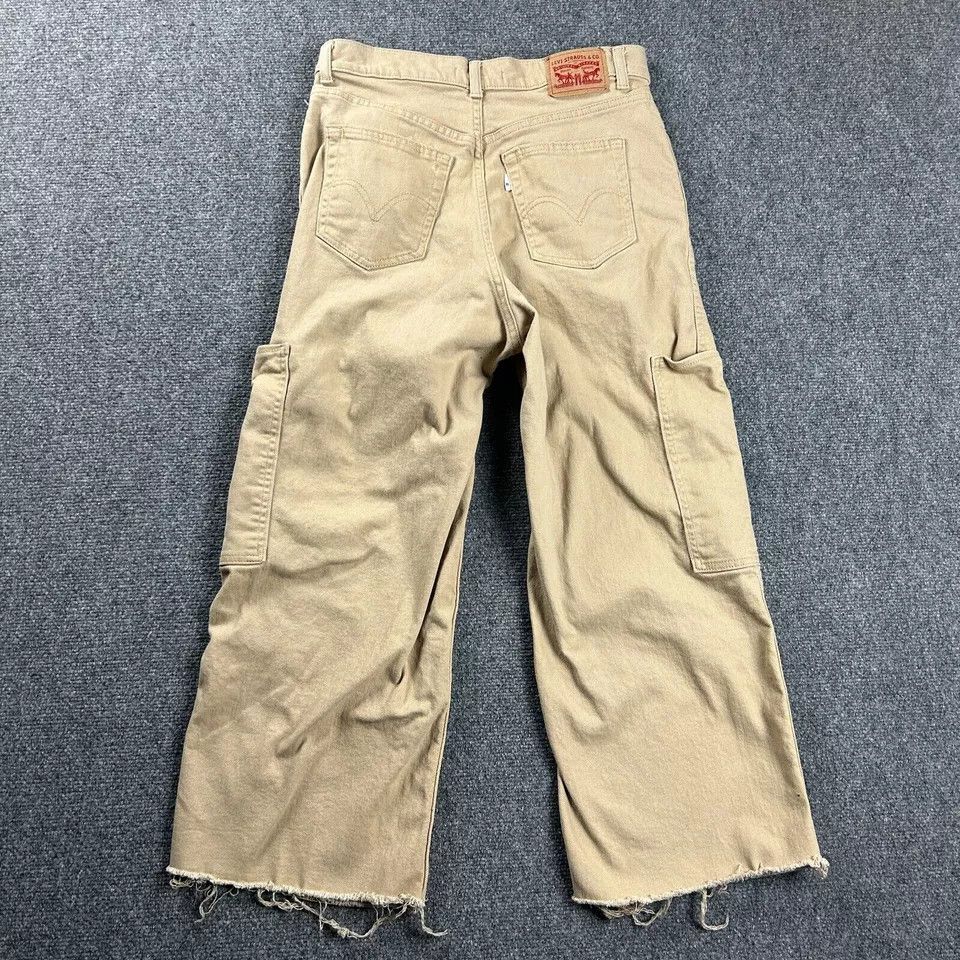 Levi's Levi's Jeans Womens 28 High Waisted Wide Leg Crop Cargo Size 28" / US 6 / IT 42 - 6 Thumbnail
