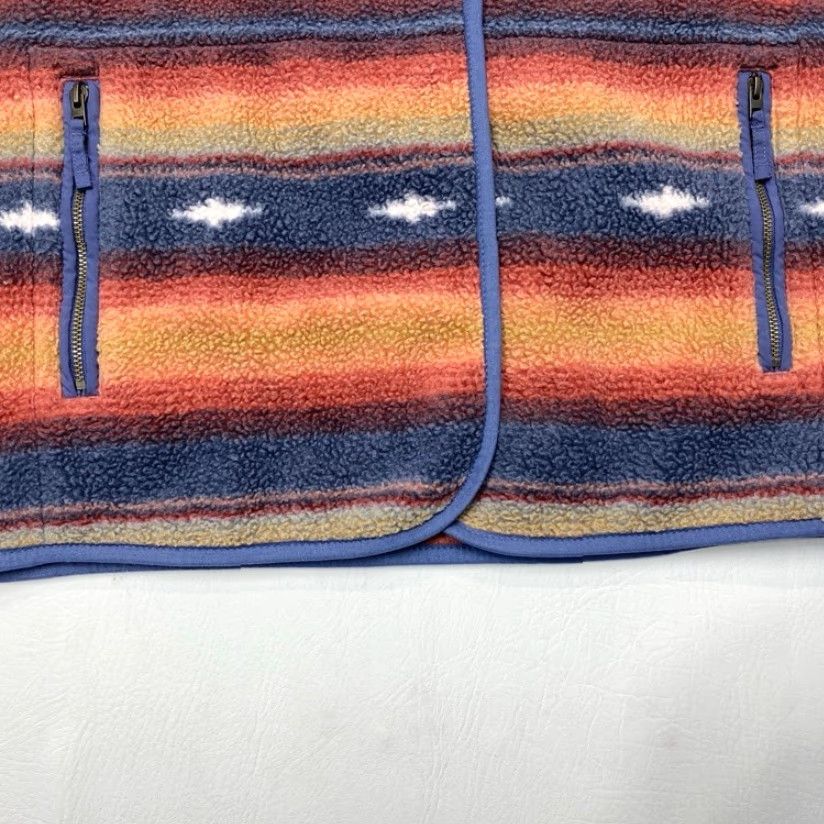 American Eagle Outfitters VINTAGE American Eagle Southwestern Fleece Snap Front Jacket Womens Size S P 8561 Size S / US 4 / IT 40 - 5 Thumbnail