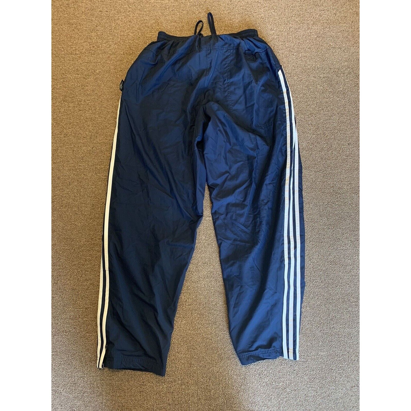 Adidas Adidas Track Pant Mens Size S Blue 3-Stripe Y2K Regular Fit Size US 29 - 4 Thumbnail
