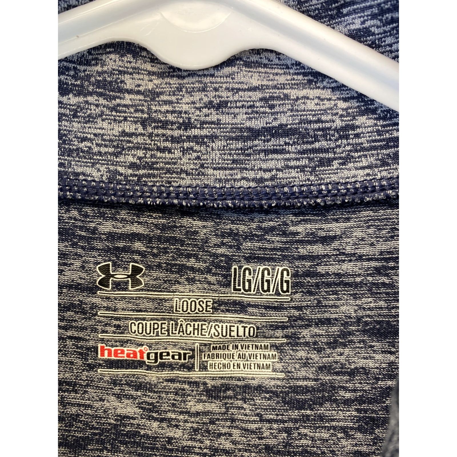 Under Armour Under Armour HeatGear L Mens Training T Shirt 1/4 Zip Long Sleeve Gray 75-28 Size US L / EU 52-54 / 3 - 4 Thumbnail