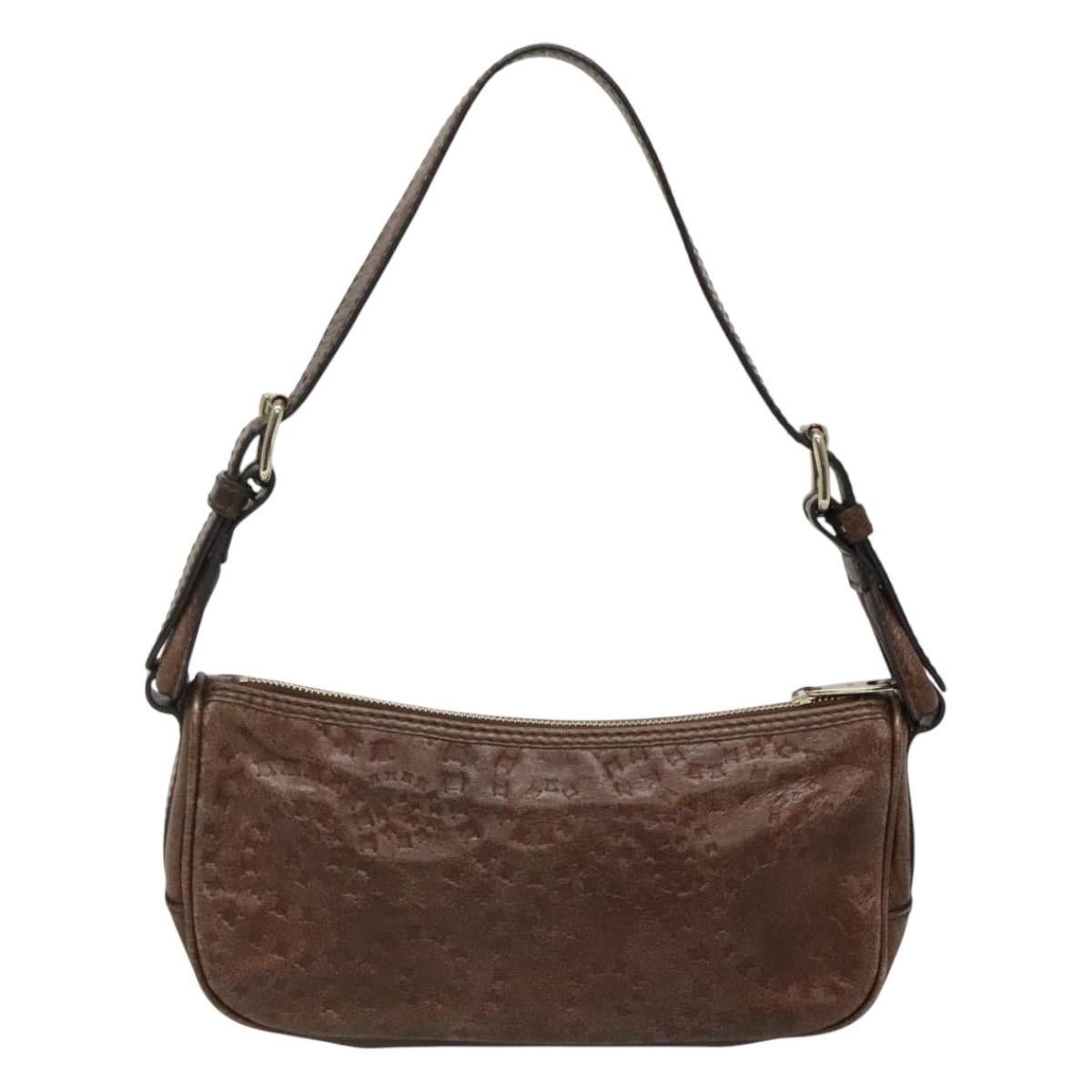 Celine CELINE Shoulder Bag Leather Brown Size ONE SIZE - 3 Thumbnail