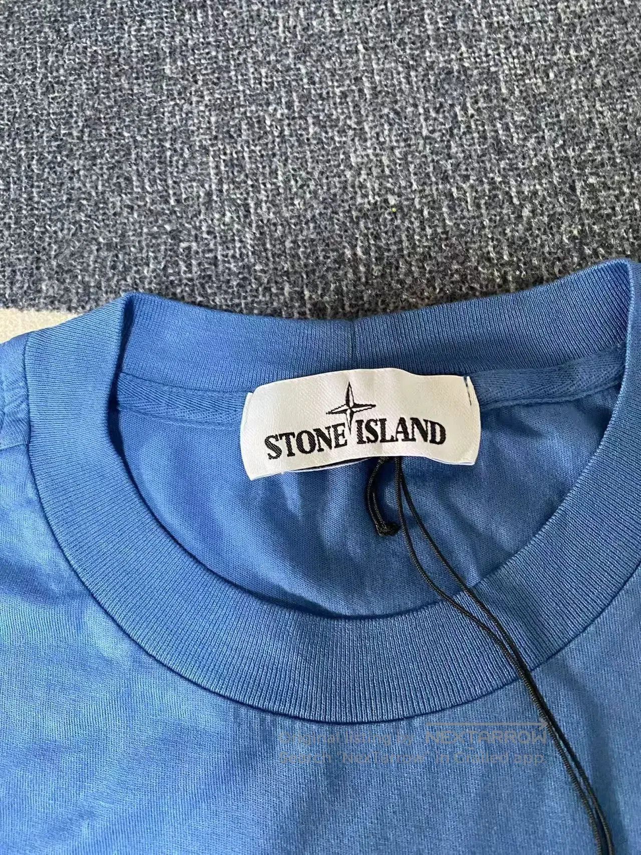 Stone Island stone island logo loose short sleeve shirt. Size US L / EU 52-54 / 3 - 4 Thumbnail