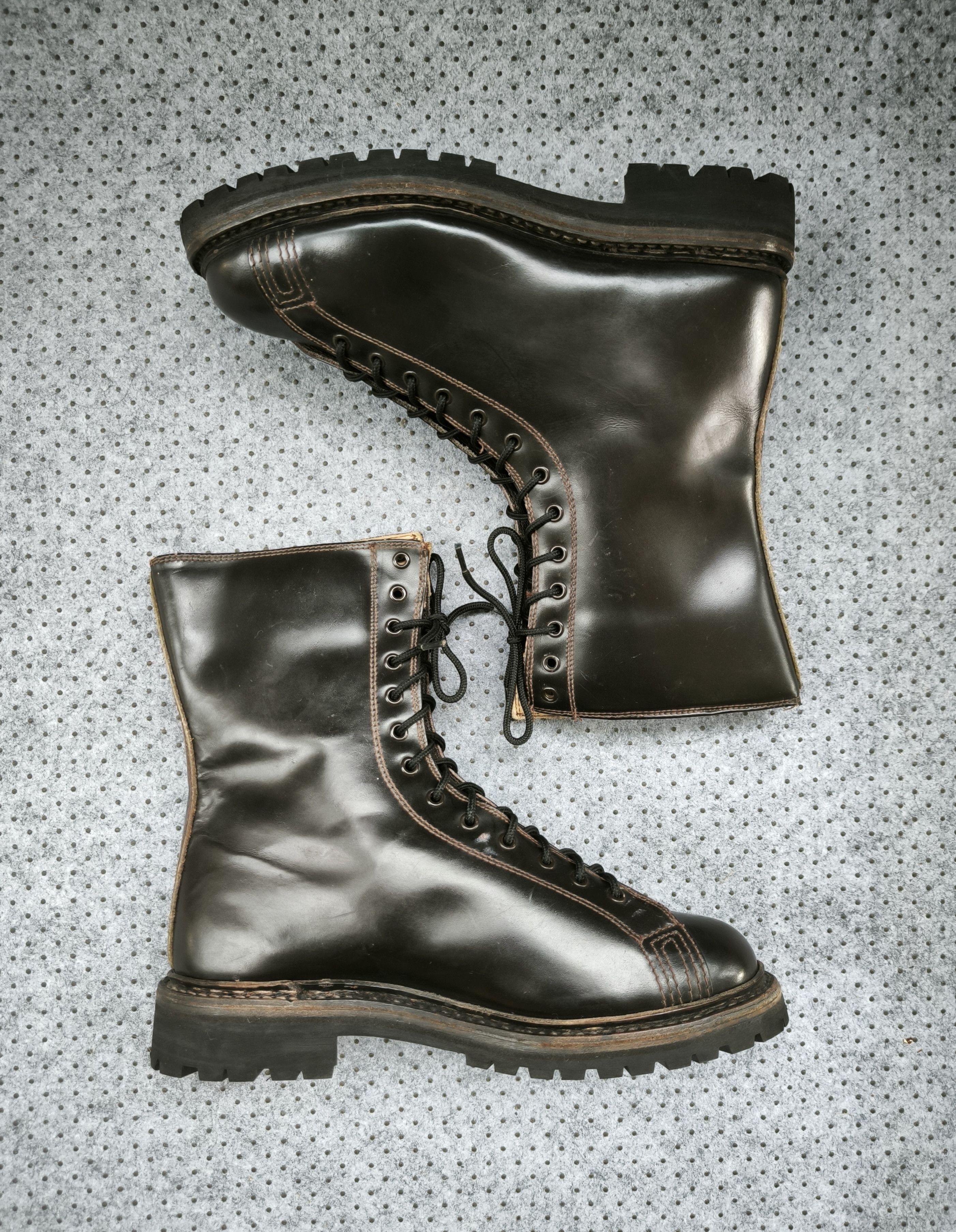 80's イタリア軍 オフィサーシューズ 41 DERISI VINTAGE イタリア軍 サービスシューズ 黒 41☆オフィサー - Sixpacjoe Web Shop