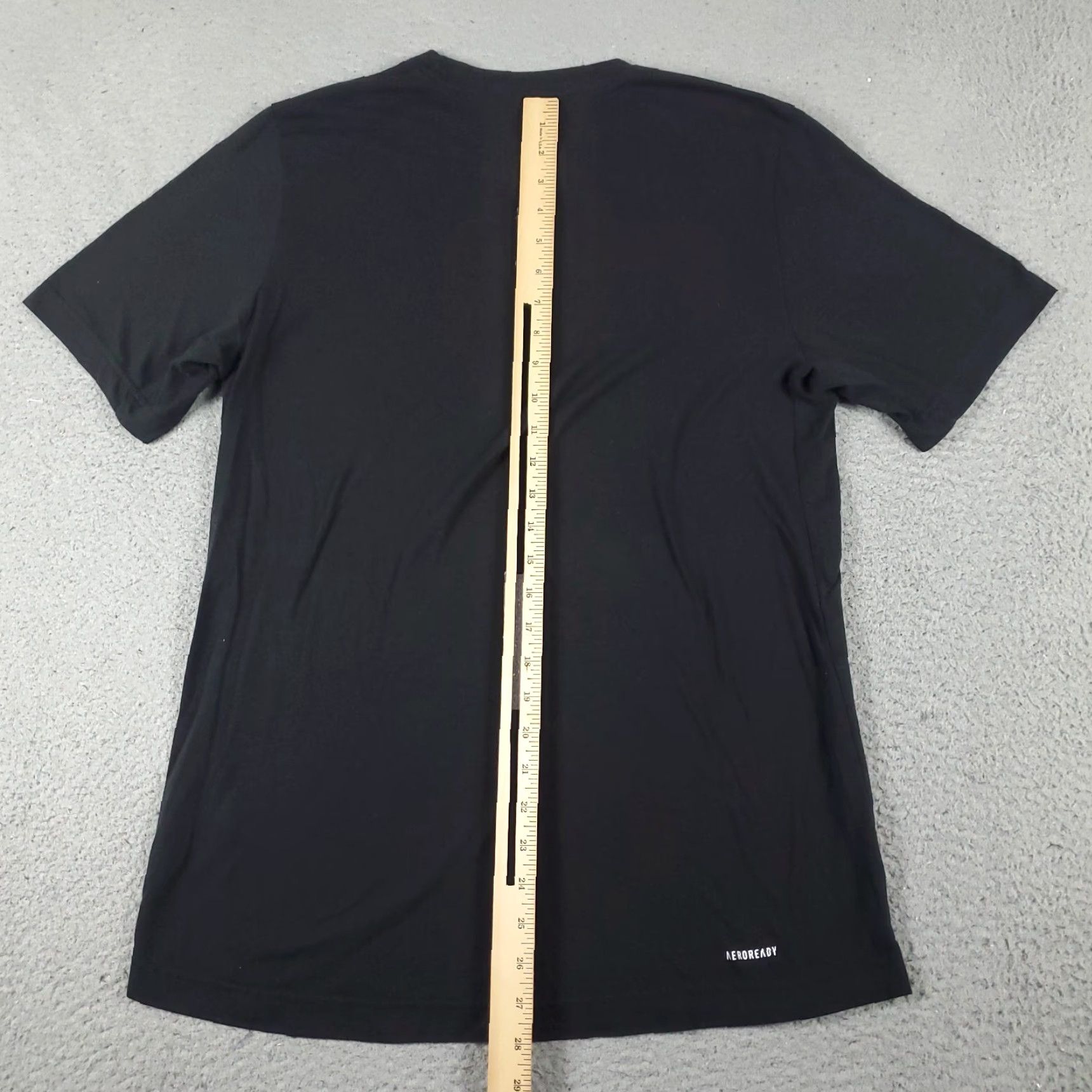 Adidas Adidas T-Shirt Mens Medium Black Logo Short Sleeve Crew Neck Cotton Blend Logo Graphic Casual Adult Shirt Mens M Black Adidas Size US M / EU 48-50 / 2 - 4 Thumbnail