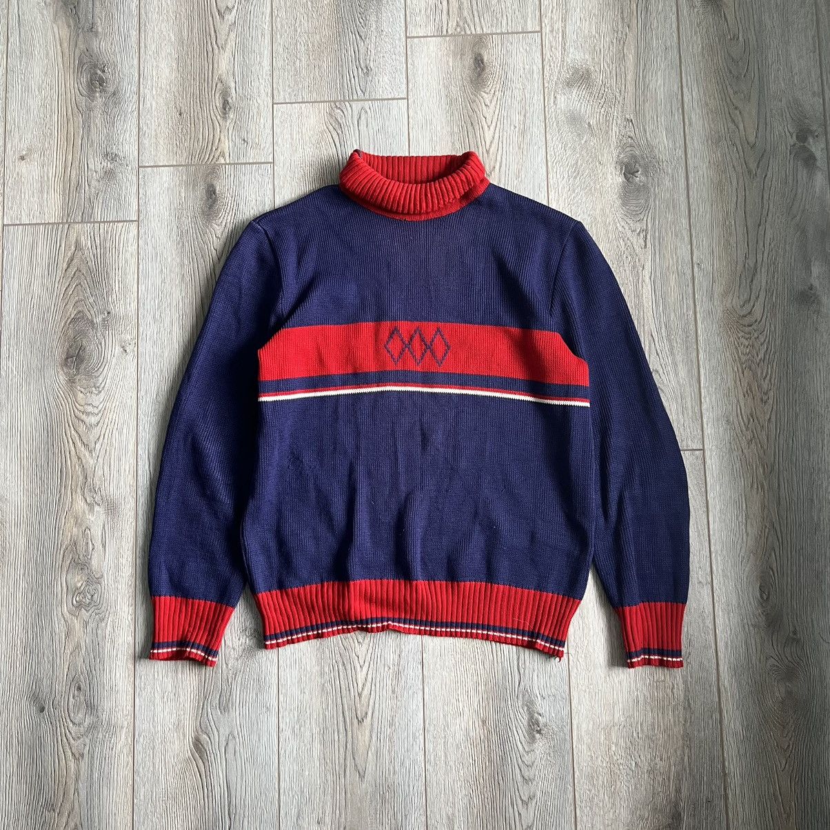 Vintage 70s made in bulgaria sweater Size US L / EU 52-54 / 3 - 1 Thumbnail