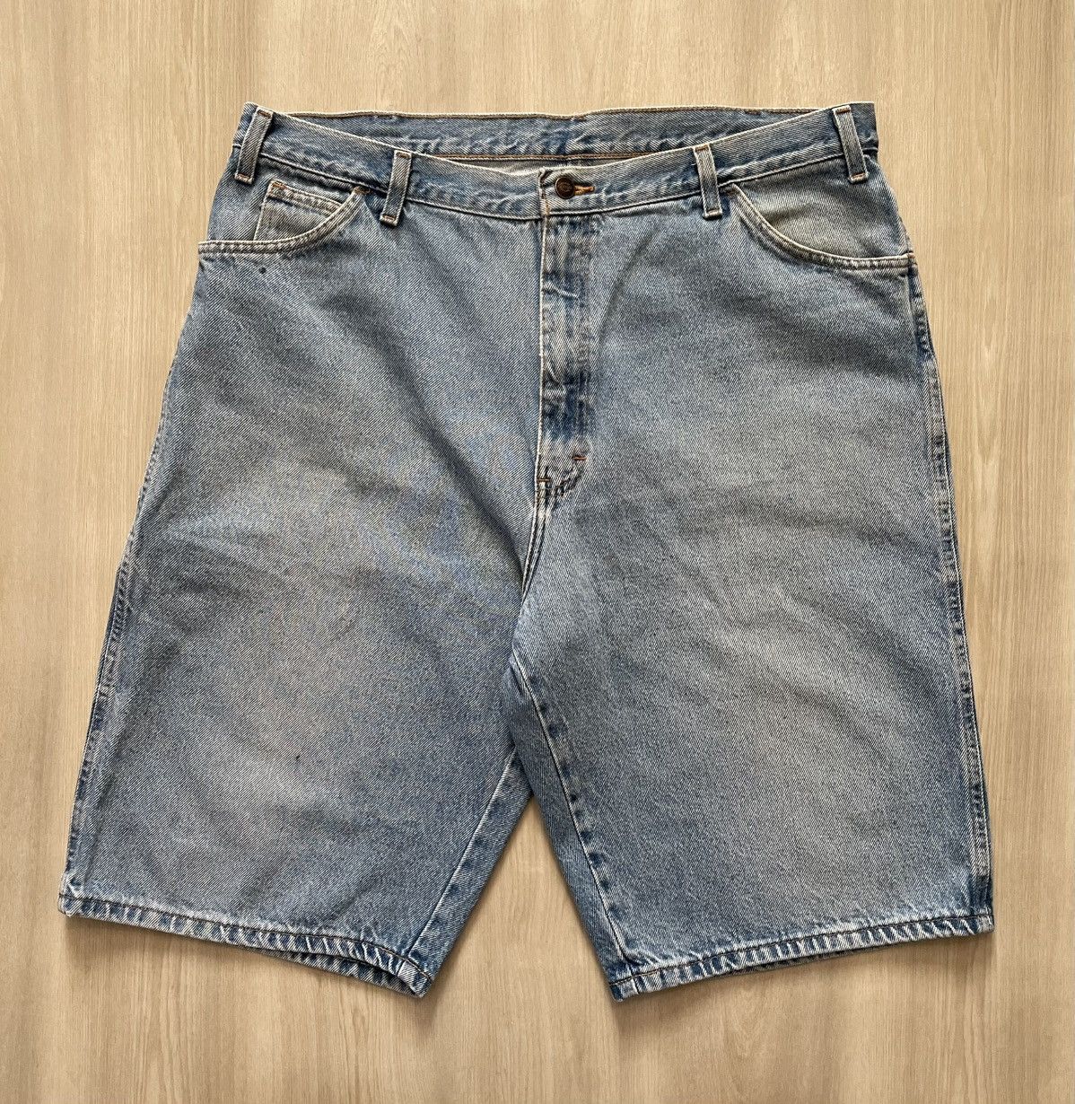 Dickies VTG 90s Dickies 5 Pocket Denim Shorts Baggy Fit Jorts Sz 40 Size US 40 / EU 56 - 4 Thumbnail