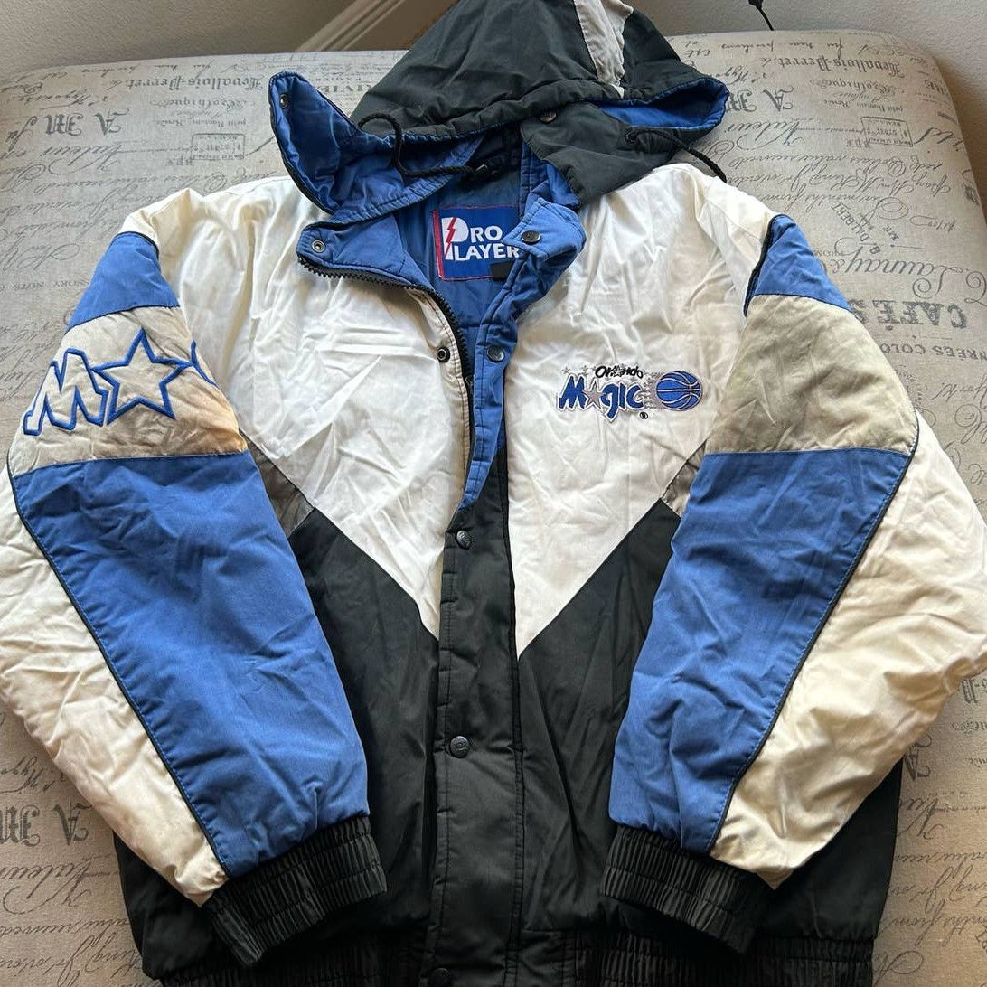 Vintage Orlando Magic Puffer Jacket With good Hood SZ: S