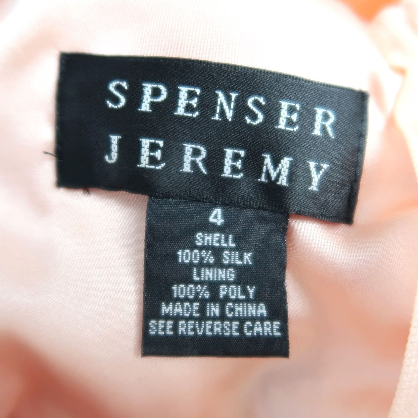 Pinko VINTAGE Spenser Jeremy Dress Womens 4 Pink Y2K peach polka dot silk midi Size S / US 4 / IT 40 - 6 Thumbnail