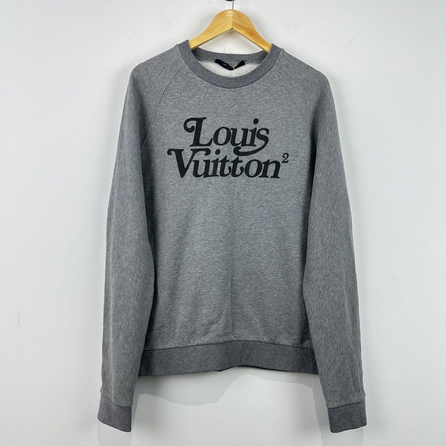 Louis Vuitton Louis Vuitton Nigo Squared Logo Sweatshirt Size US L / EU 52-54 / 3 - 1 Thumbnail