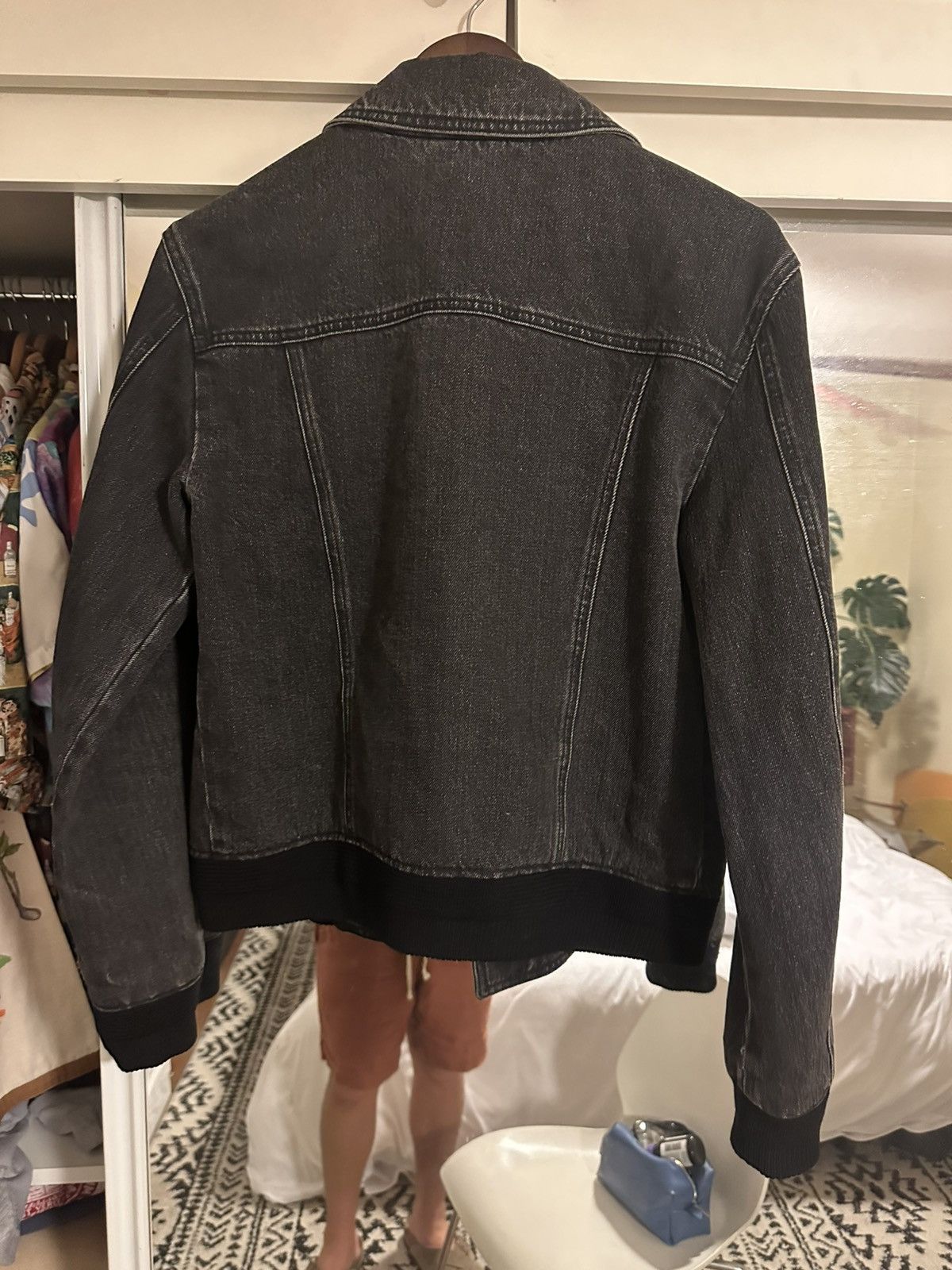 Saint Laurent Paris Saint laurent paris black denim jacket Size US M / EU 48-50 / 2 - 2 Thumbnail