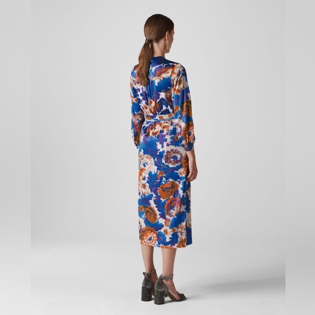 Whistles Autumn Bloom Devore Wrap Dress from Whistles Size M / US 6-8 / IT 42-44 - 3 Thumbnail