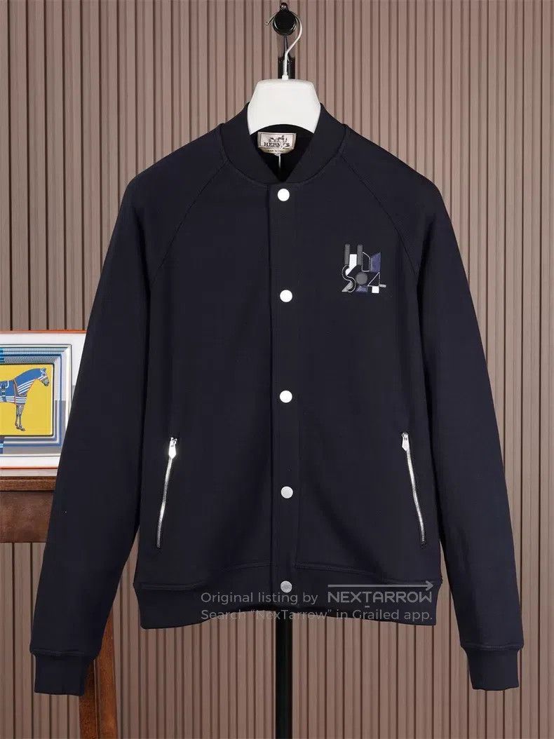 Hermes Hermes Men's Baseball Jacket Size US M / EU 48-50 / 2 - 1 Thumbnail