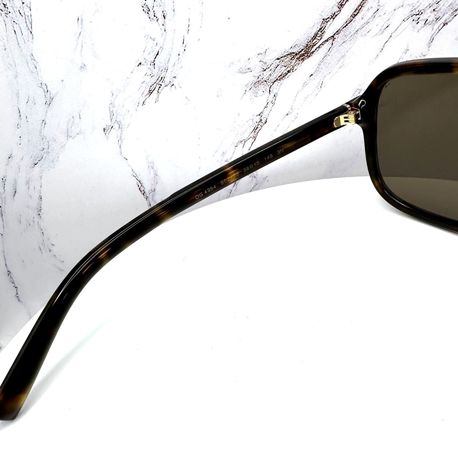Dolce & Gabbana New Dolce & Gabbana Sunglasses Brown Aviator Pilot Gold Size ONE SIZE - 7 Thumbnail
