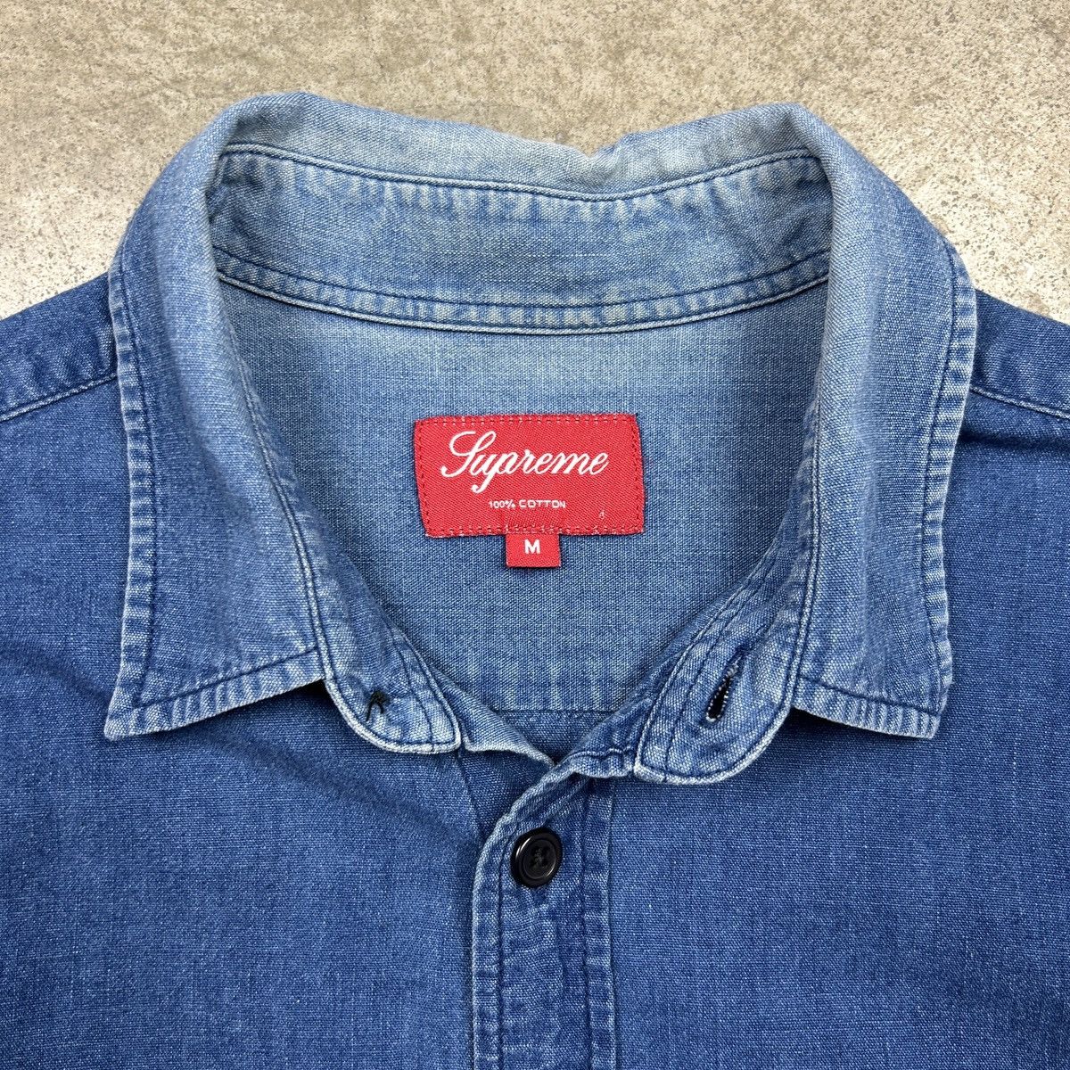 Supreme supreme western denim shirt Size US M / EU 48-50 / 2 - 9 Thumbnail