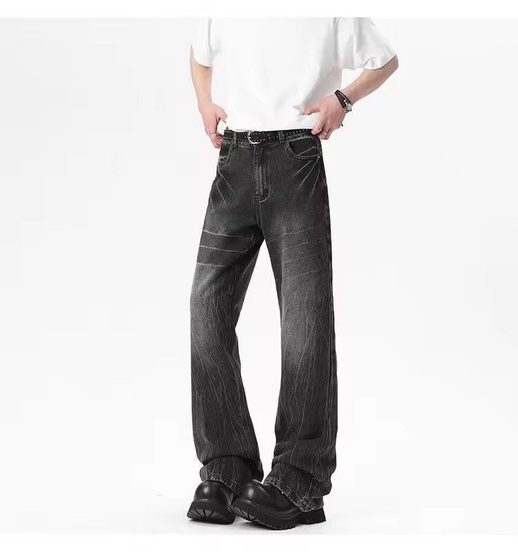 Other Black denim with a lightning pattern Size US 31 - 2 Thumbnail