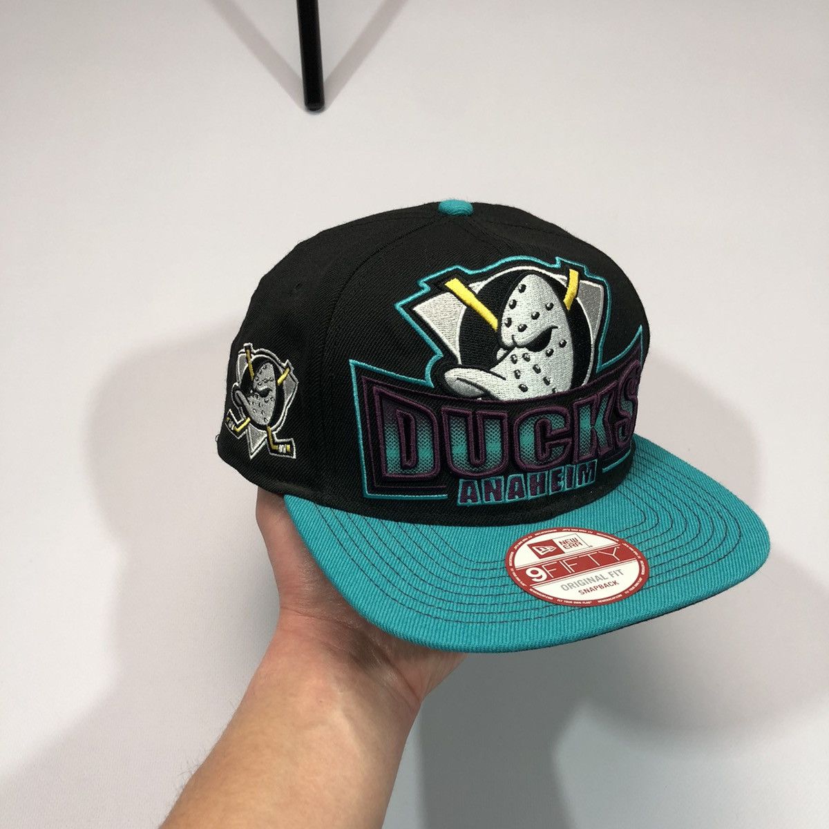 NHL × New Era Anaheim Ducks Big Logo Cap 9Fifty New Era Size ONE SIZE - 1 Thumbnail