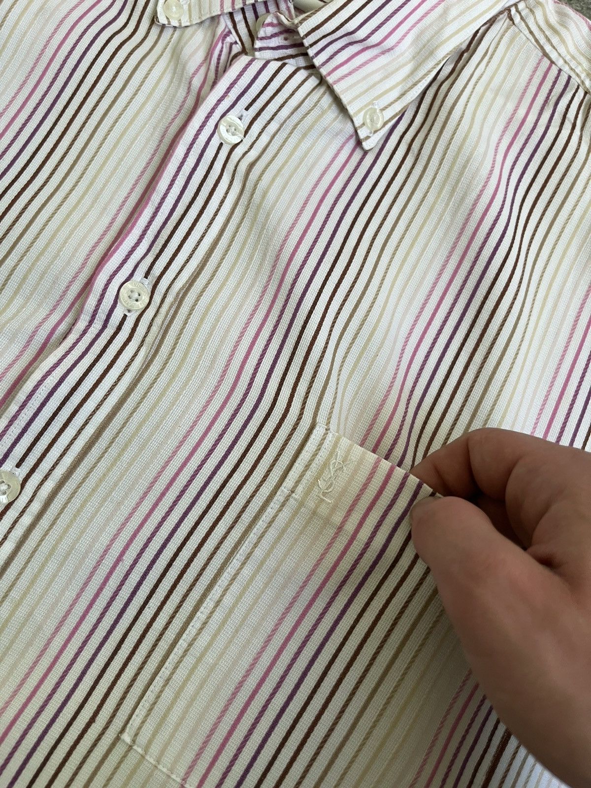 Yves Saint Laurent Vintage Yves Saint Laurent Short sleeve shirt Size US XXL / EU 58 / 5 - 4 Thumbnail