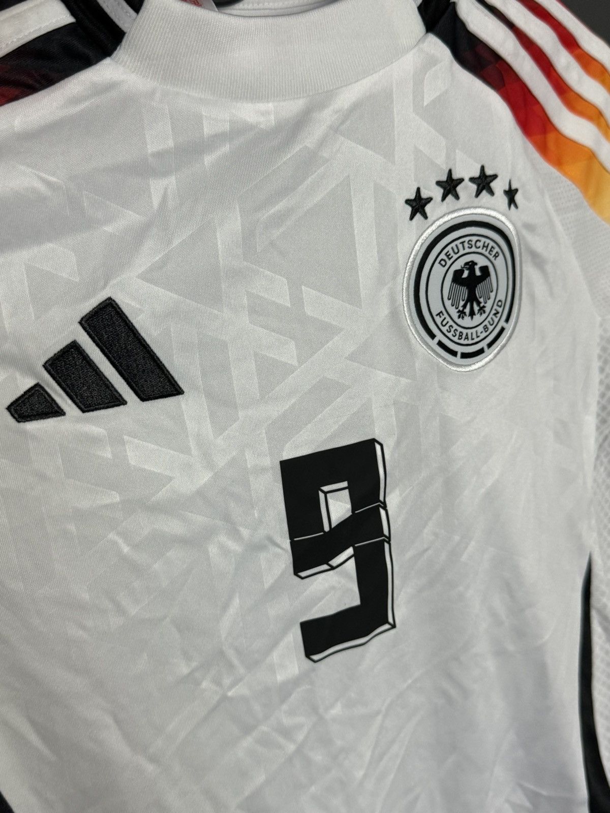 Adidas KIDS New Germany 2024 Home Fullkrug Football Jersey T-Shirt Size US XS / EU 42 / 0 - 4 Thumbnail