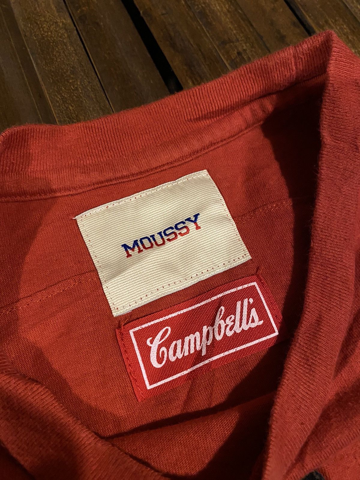 MOUSSY VINTAGE MOUSSY CAMPBELLS TSHIRT Size US XL / EU 56 / 4 - 6 Thumbnail