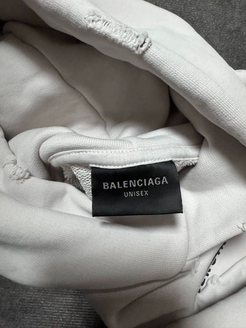 Balenciaga Balenciaga Balenciaga 24SS Frayed Hem Hoodie-2506 Size US M / EU 48-50 / 2 - 3 Thumbnail