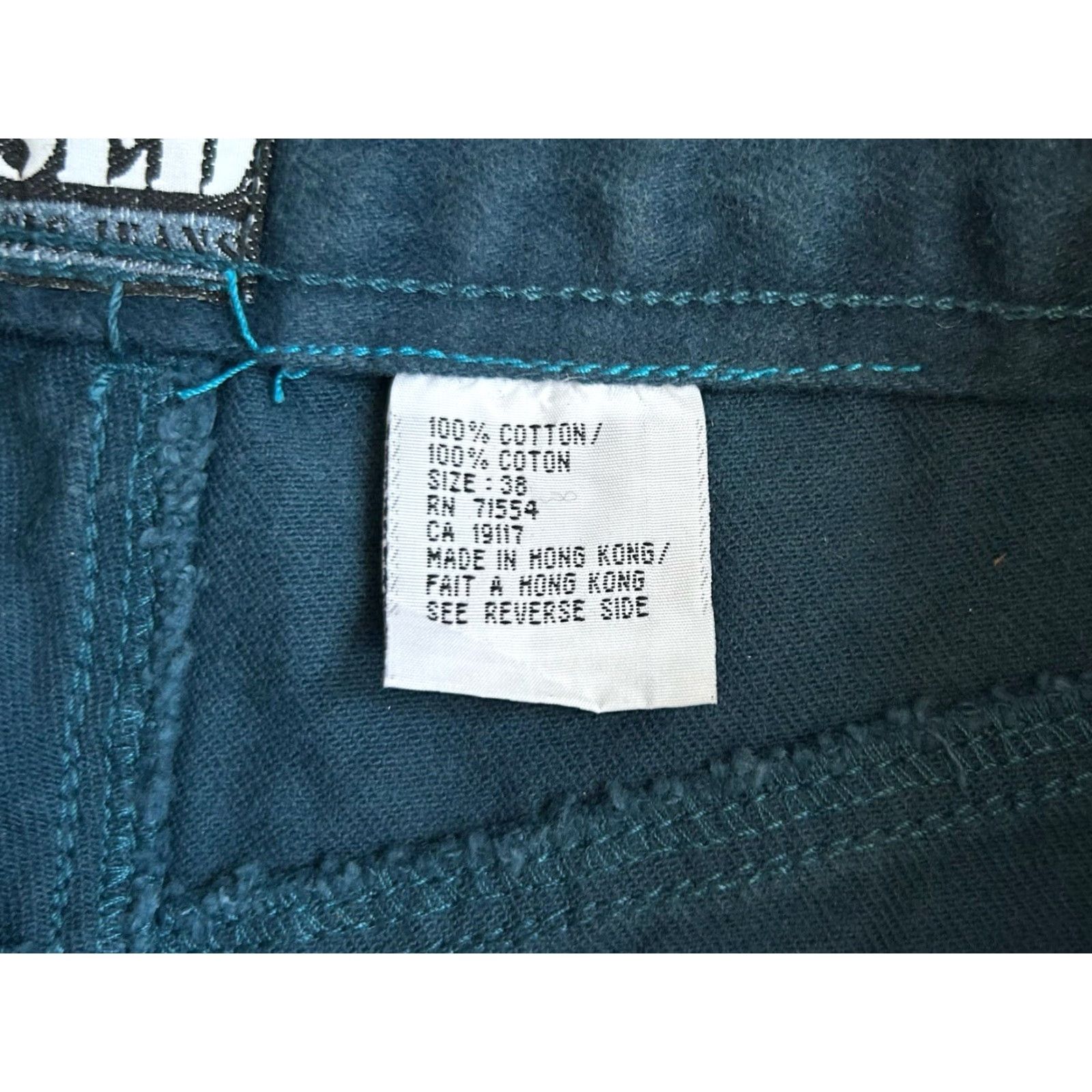 Denime VINTAGE Get Used Jeans Mens 38 Blue 90s NWT Deadstock Denim Jeans Clothing 33 Inseam Side Pockets Back Pockets 90s Theme Mens weight 38? Size US 38 / EU 54 - 6 Thumbnail