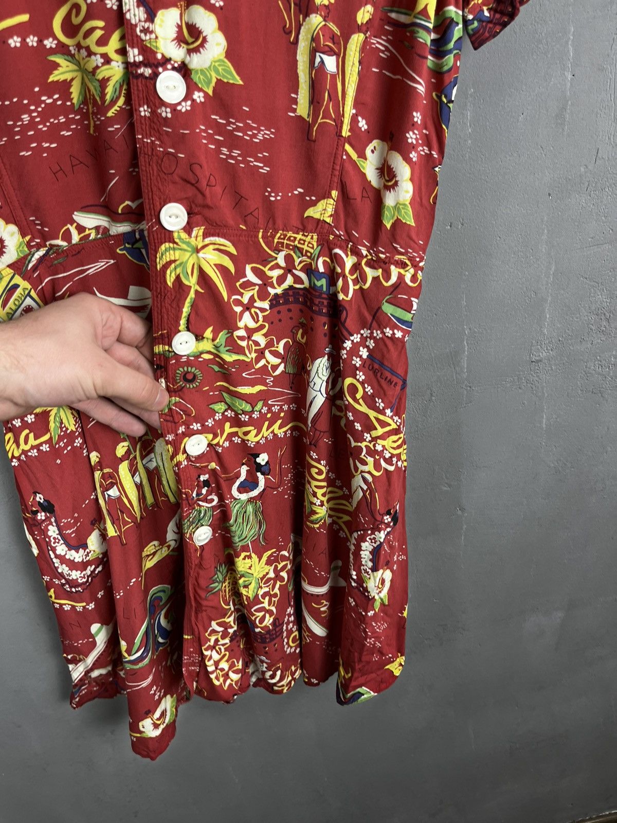 Polo Ralph Lauren × Ralph Lauren × Vintage Ralph Lauren Hawaiian dress Size M / US 6-8 / IT 42-44 - 7 Thumbnail
