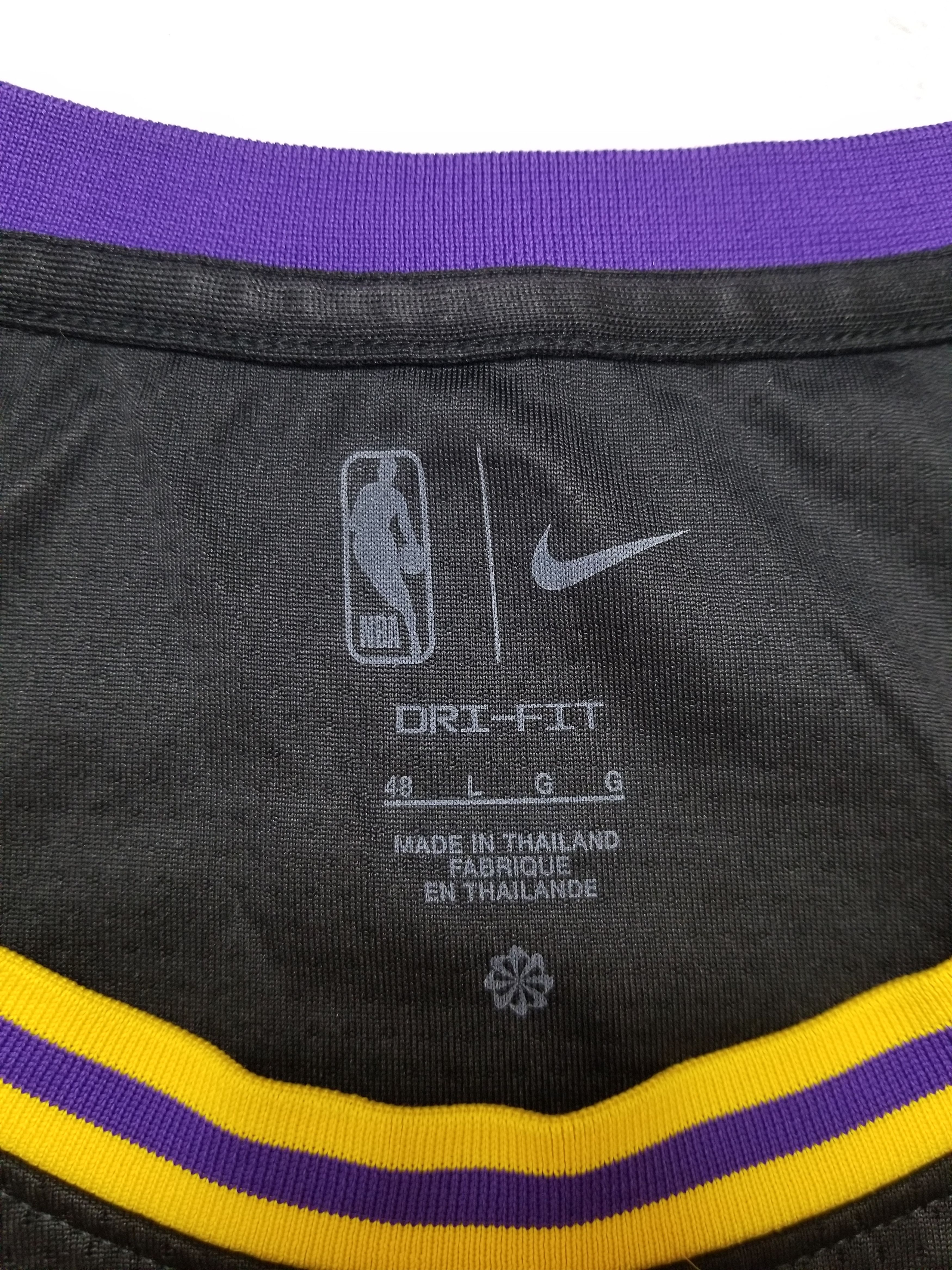 Nike NBA Lebron James #23 Jersey LA Lakers Black Mamba Size US L / EU 52-54 / 3 - 13 Thumbnail