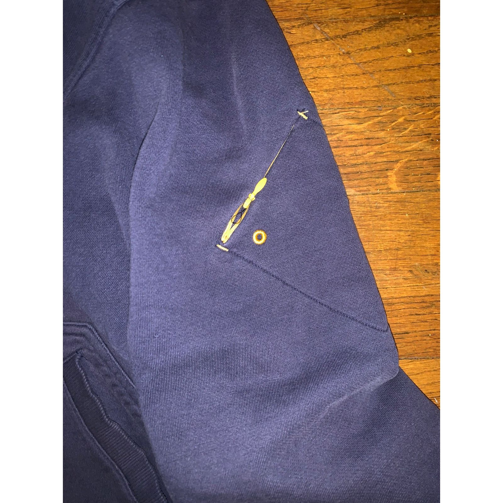 Nike West Virginia University Nike Hoodie Navy Blue Men’s XL Size US XL / EU 56 / 4 - 7 Thumbnail