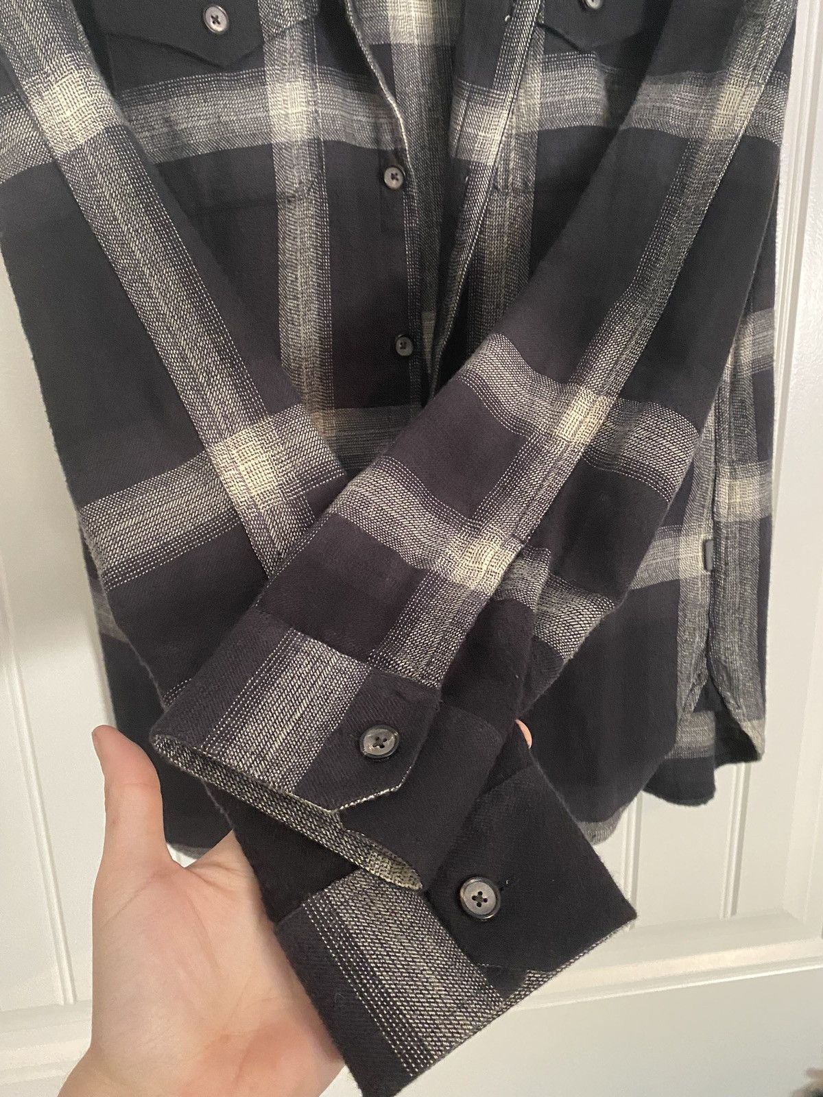John Varvatos John Varvatos Black White Runway Flannel Size US S / EU 44-46 / 1 - 6 Thumbnail