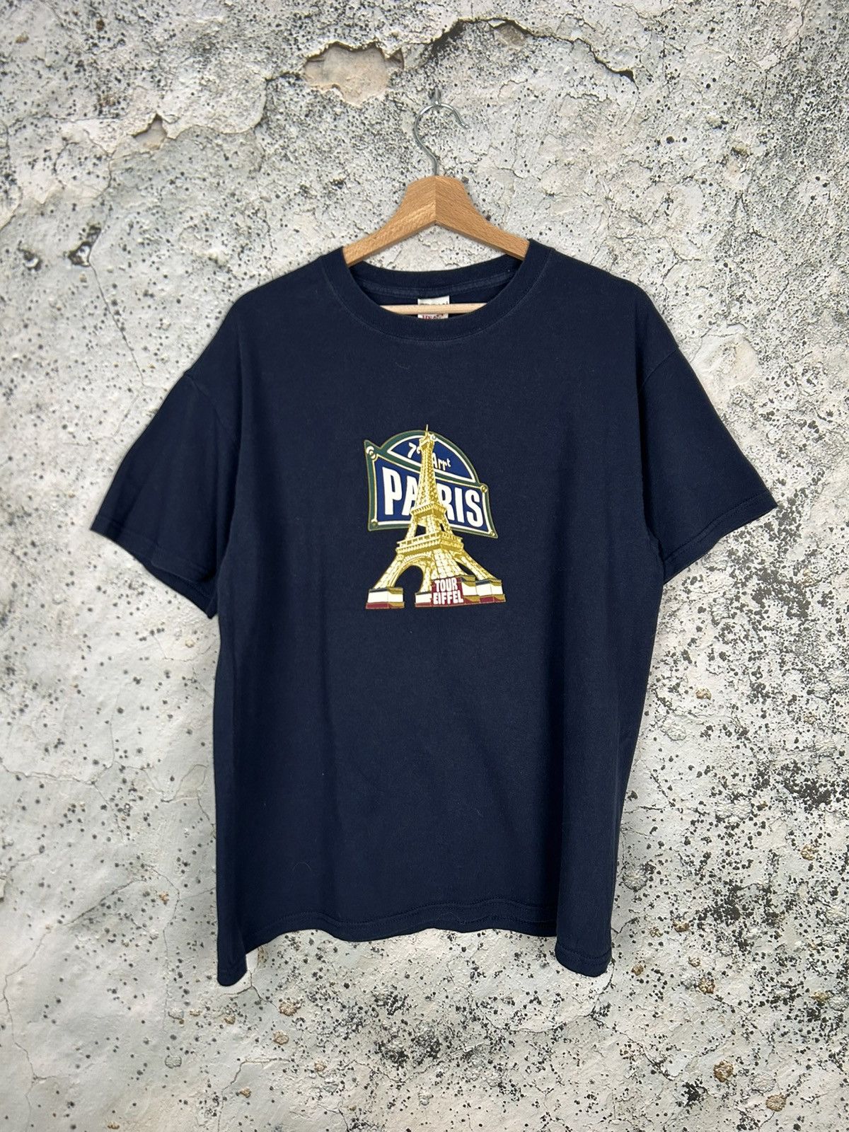 Vintage Vintage Paris Tour Eiffel Graphic Tee Streetwear France Size US L / EU 52-54 / 3 - 1 Thumbnail