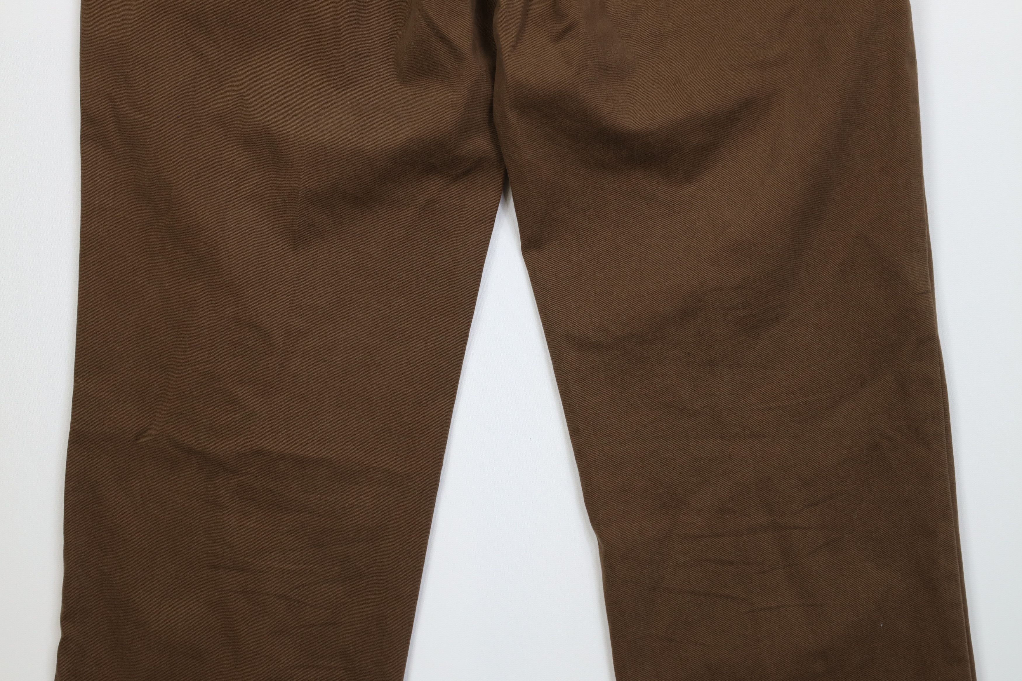 Ralph Lauren Vintage 90s Ralph Lauren Wide Leg Chino Pants Brown Cotton Size US 36 / EU 52 - 12 Thumbnail