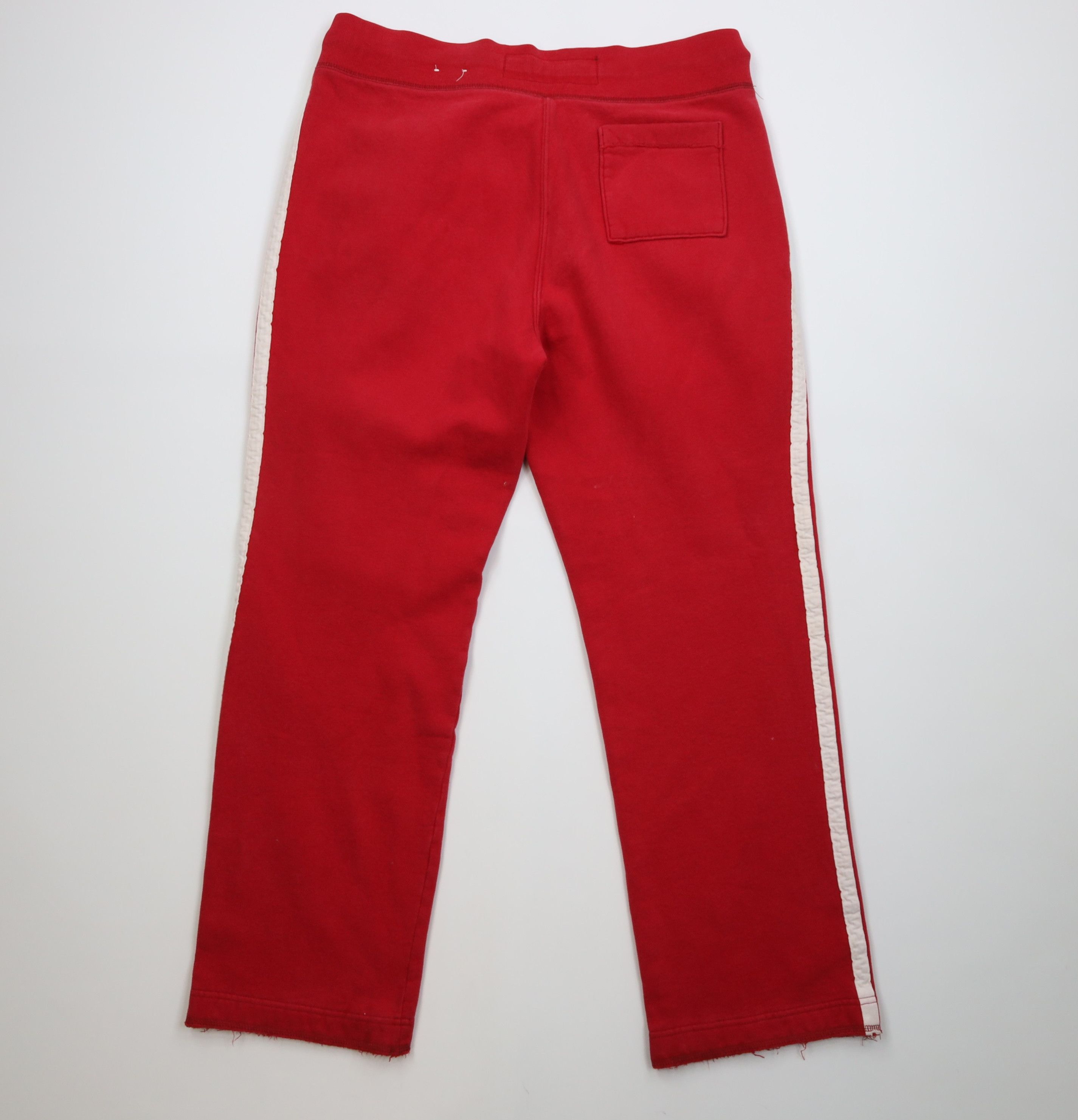 Aeropostale Vintage 90s Y2K Aeropostale Wide Leg Sweatpants Pants Red Size US 36 / EU 52 - 13 Thumbnail