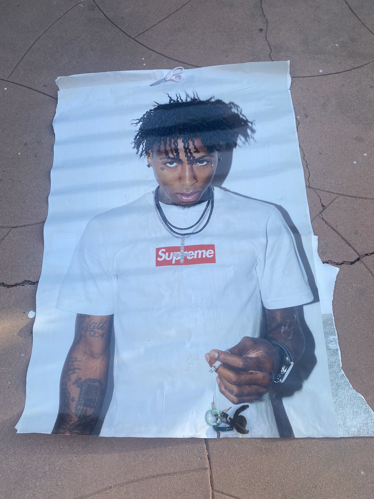 Supreme Supreme x NBA YoungBoy Poster Ad | Grailed