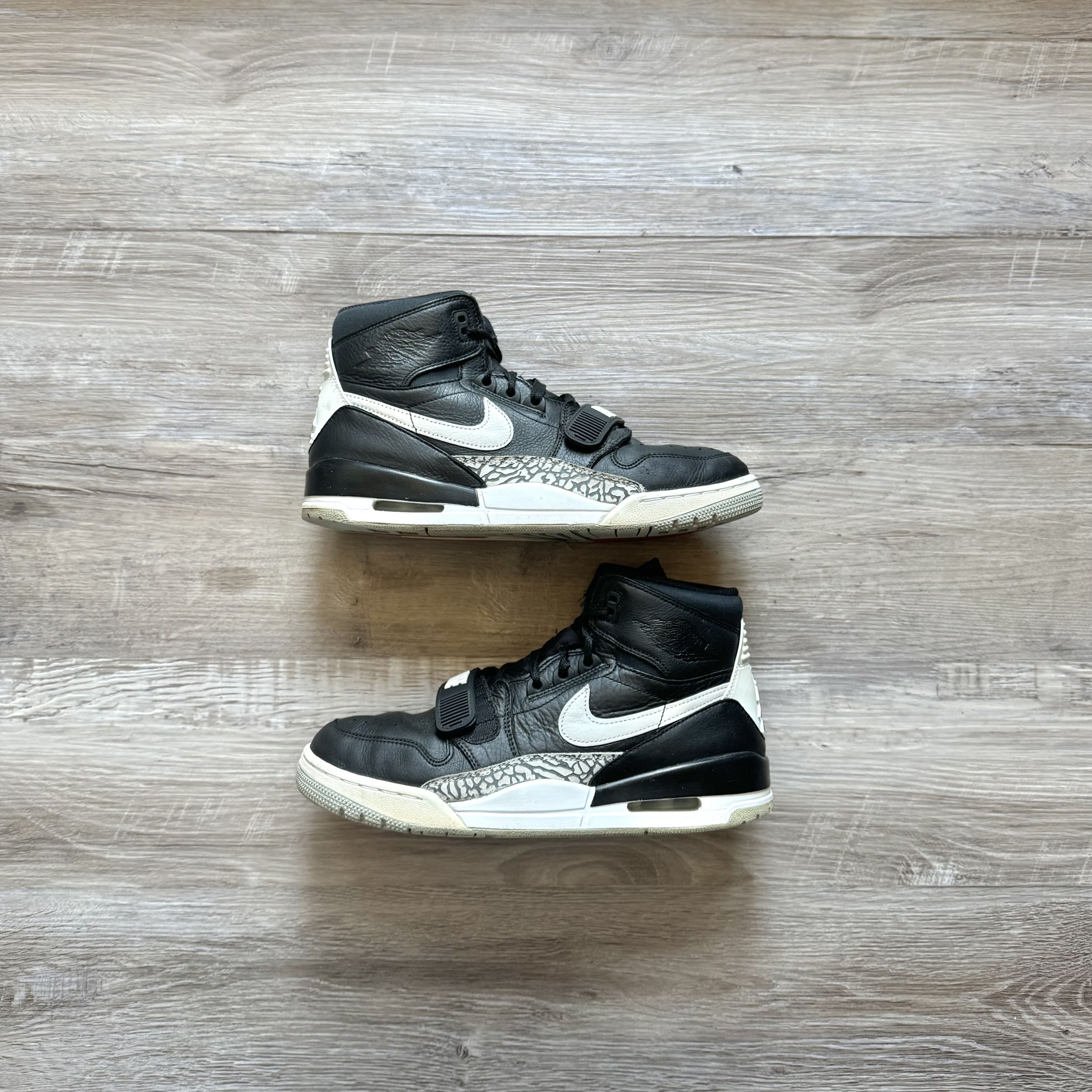 Nike Streetwear Vintage NIKE JORDAN Legacy 312 2018 Black White 10.5M Grailed